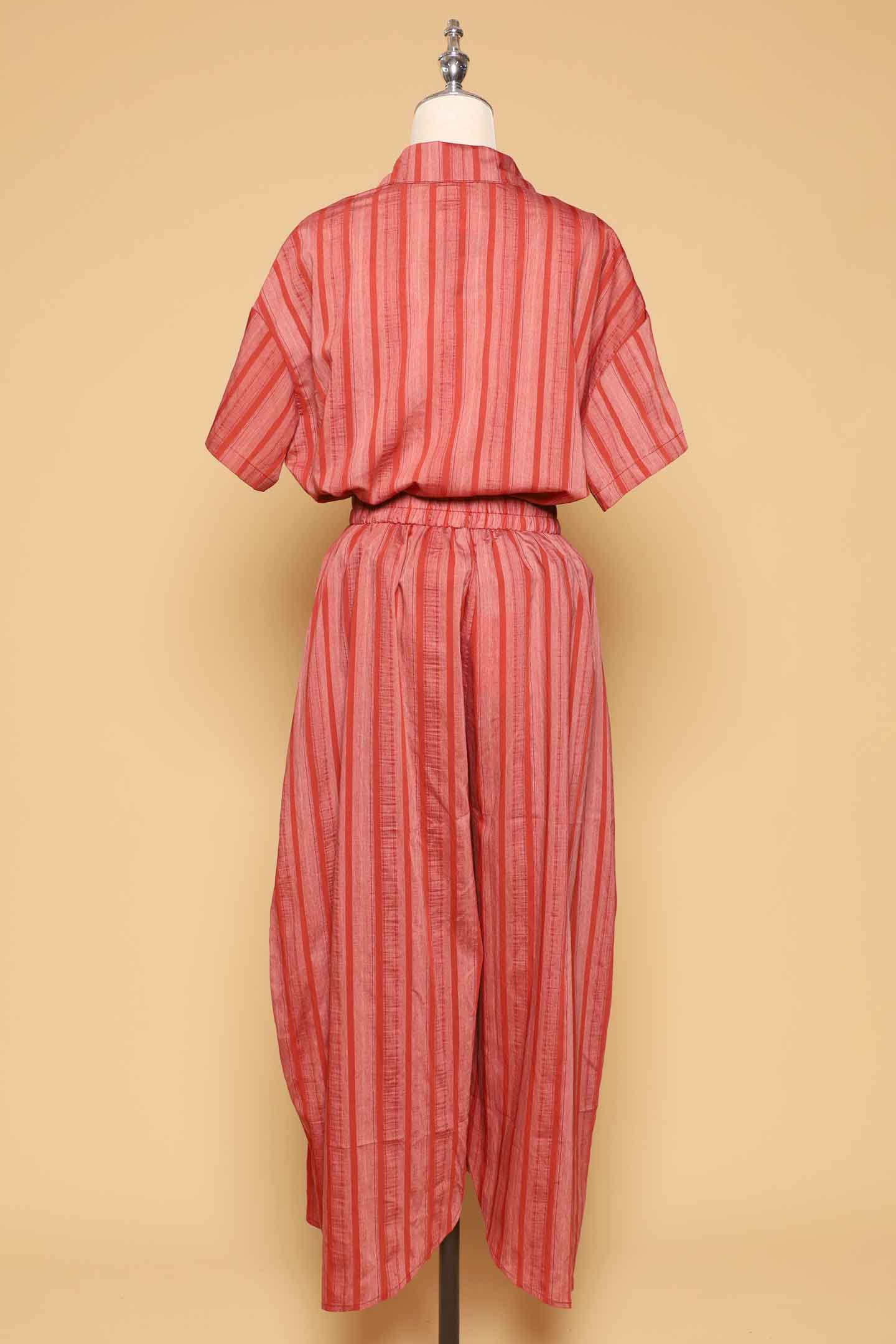 PO - Bee Openback Top in Orange Stripes