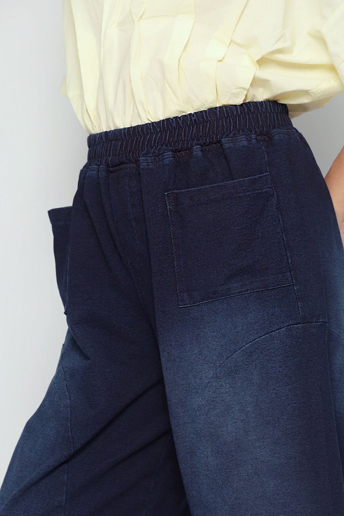 Backorders Bei Pants in Blue Denim