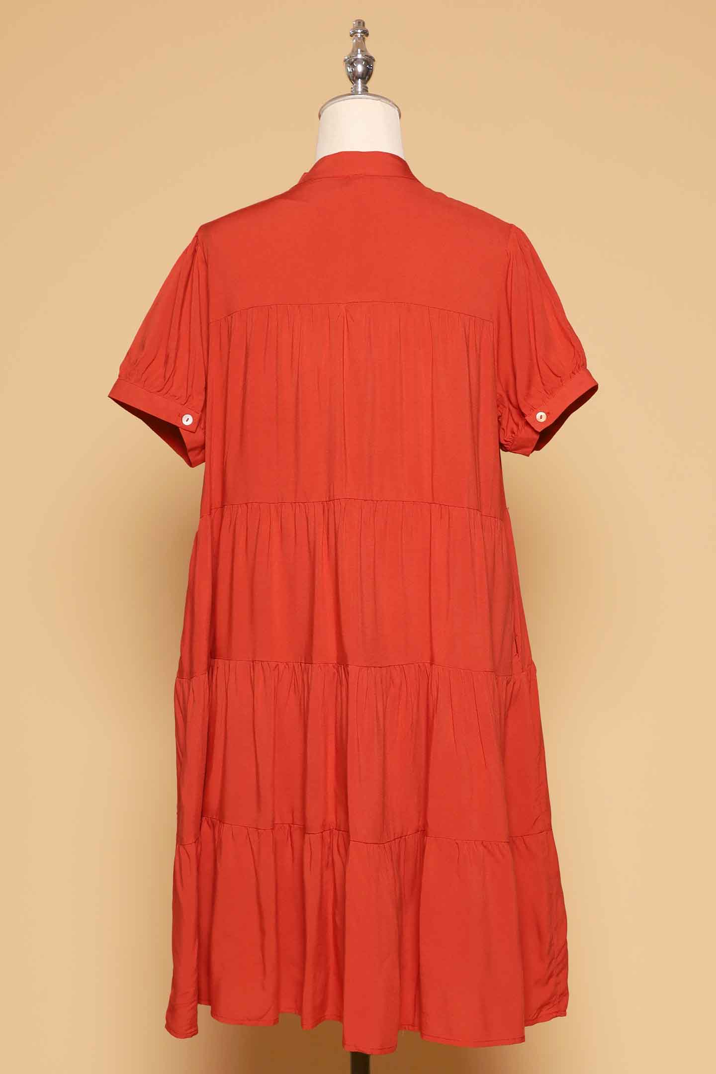 PO - Bibi Dress in Burnt Orange