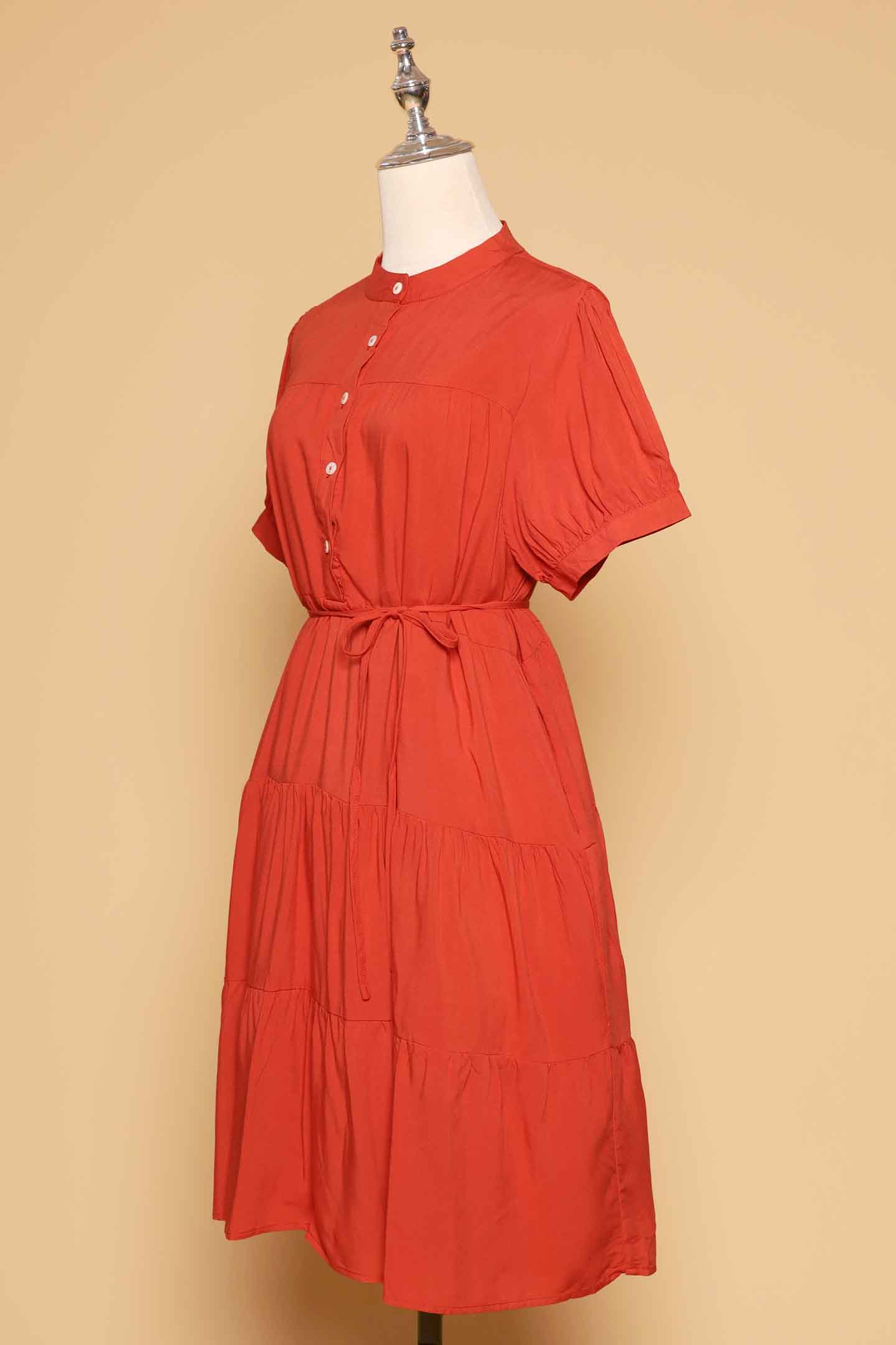 PO - Bibi Dress in Burnt Orange