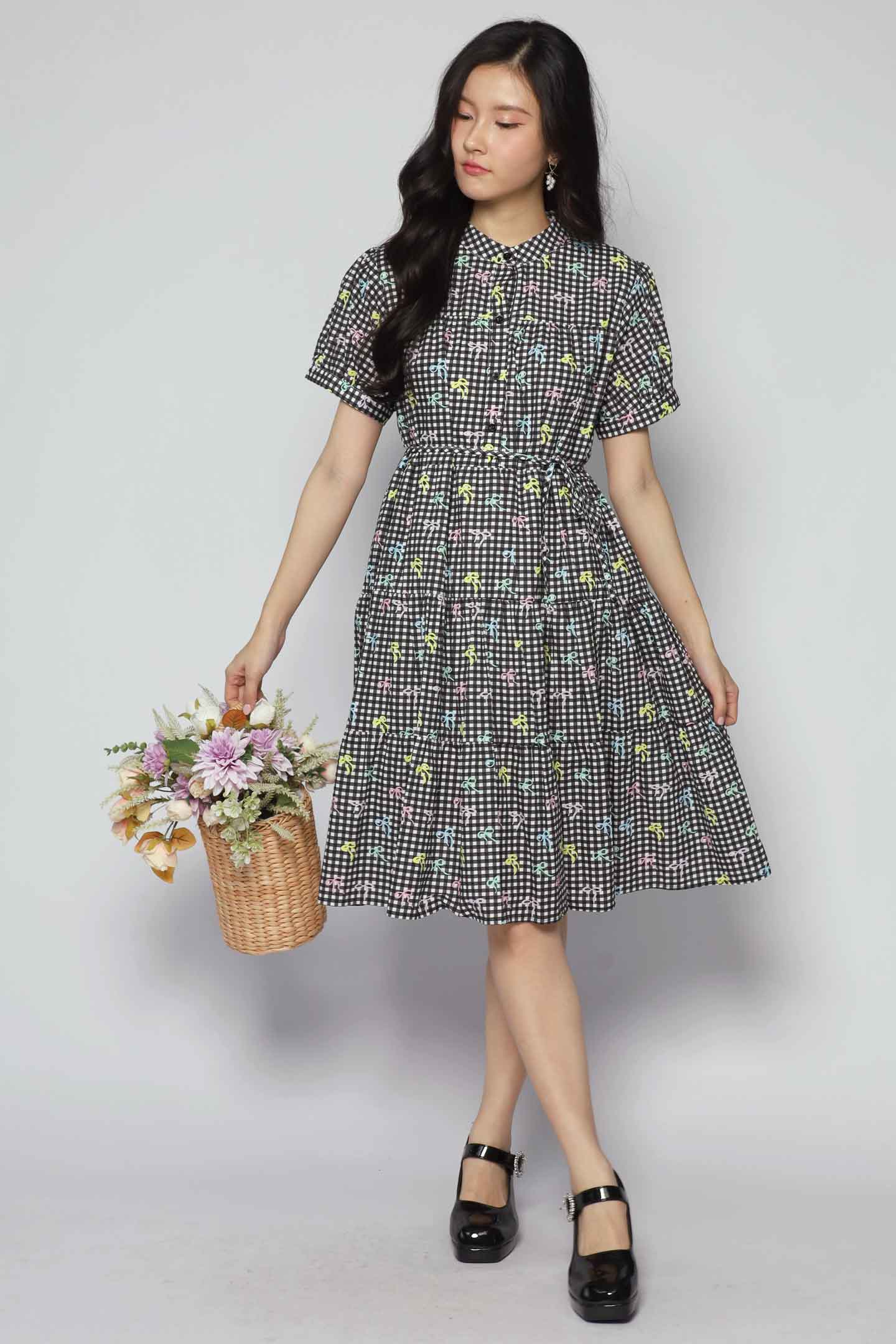 Bibi Dress in Candy Gingham