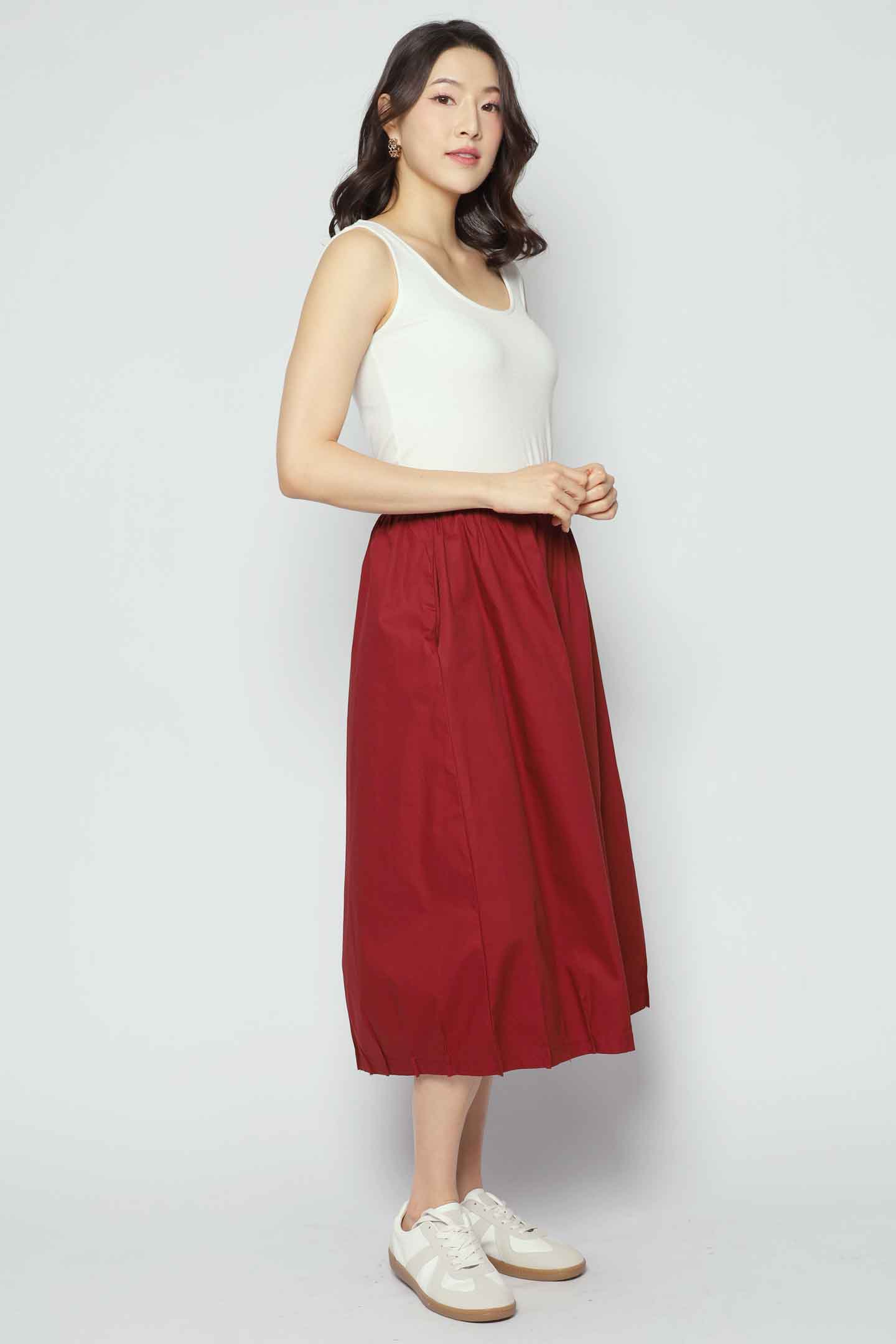 Backorders Blythe Pants in Maroon