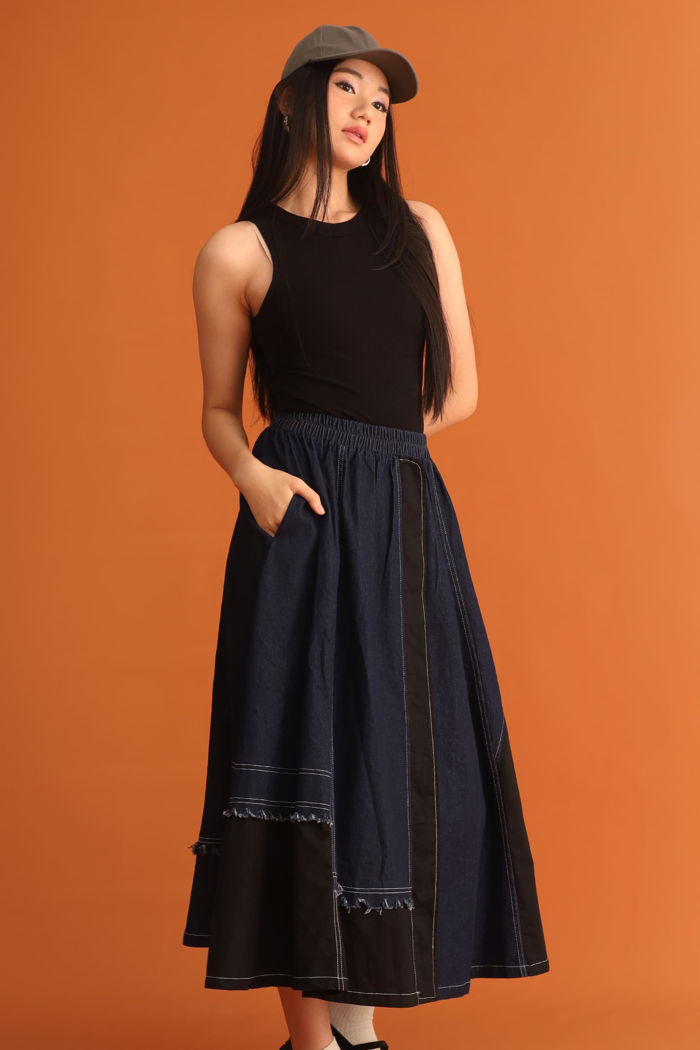 CHOSEN - Bogum Denim Skirt