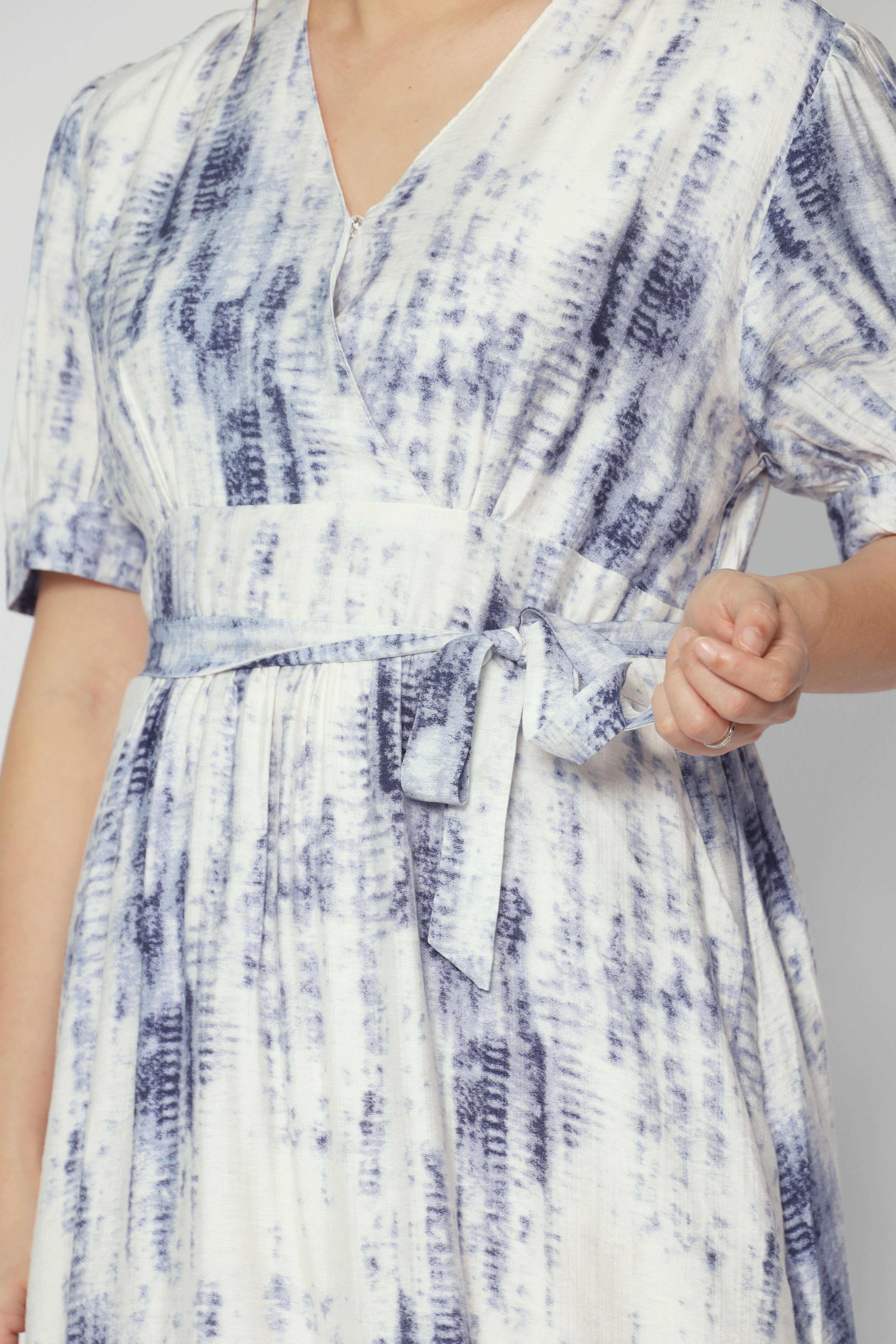 Bonbon Dress in Dye Bloom