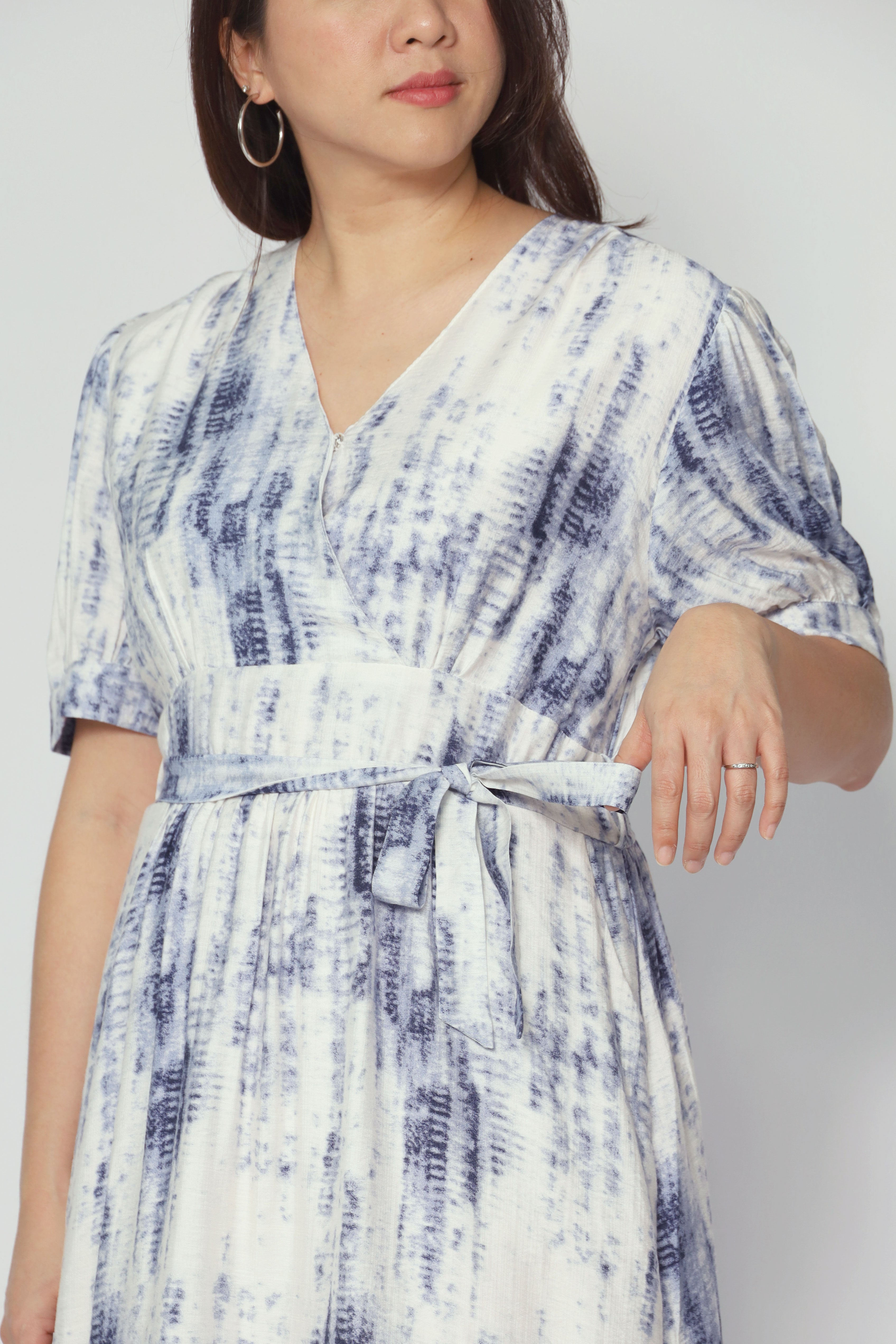 Bonbon Dress in Dye Bloom