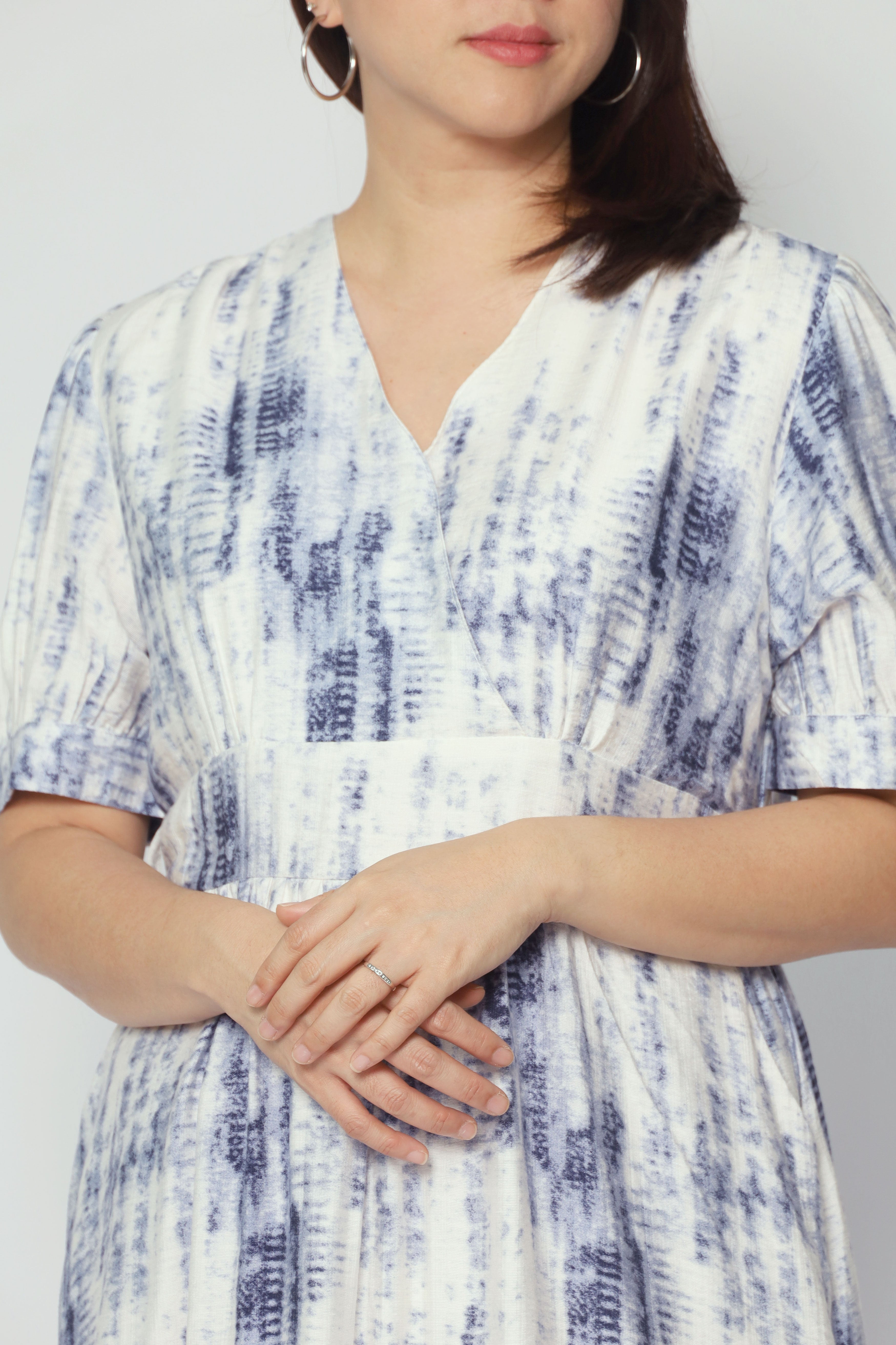 Bonbon Dress in Dye Bloom