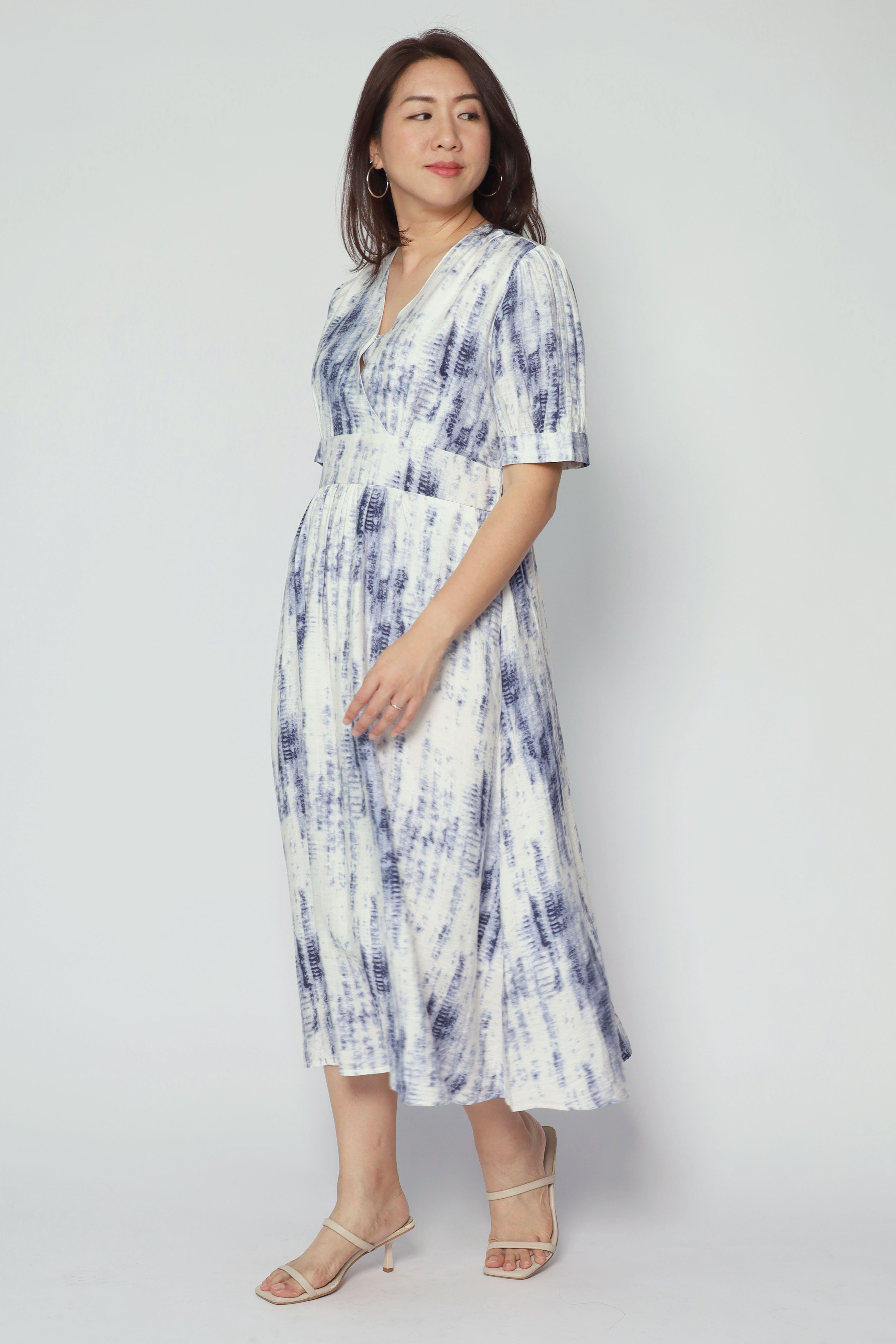 Bonbon Dress in Dye Bloom