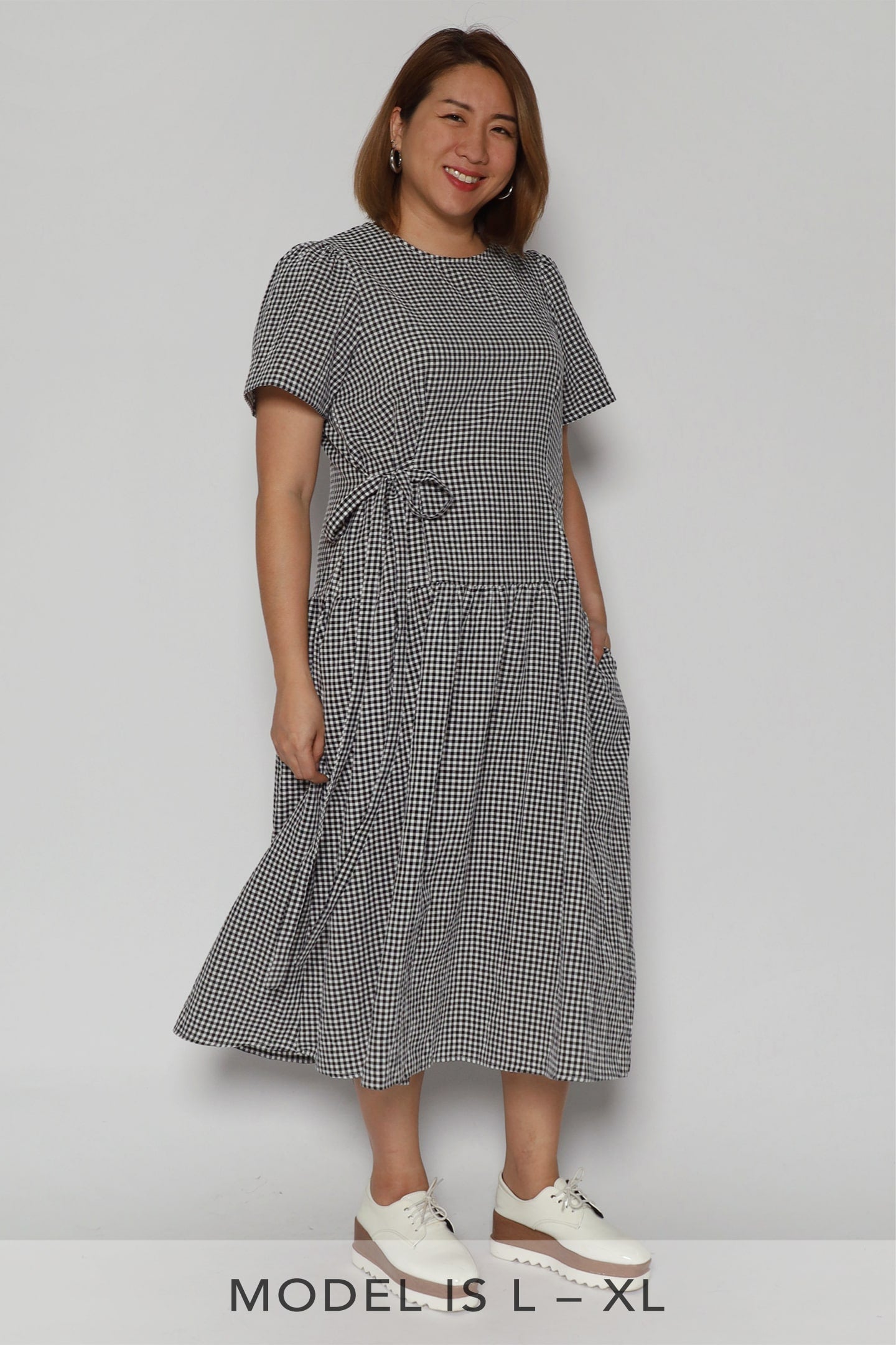 Backorders Bonnie Dress in Checks