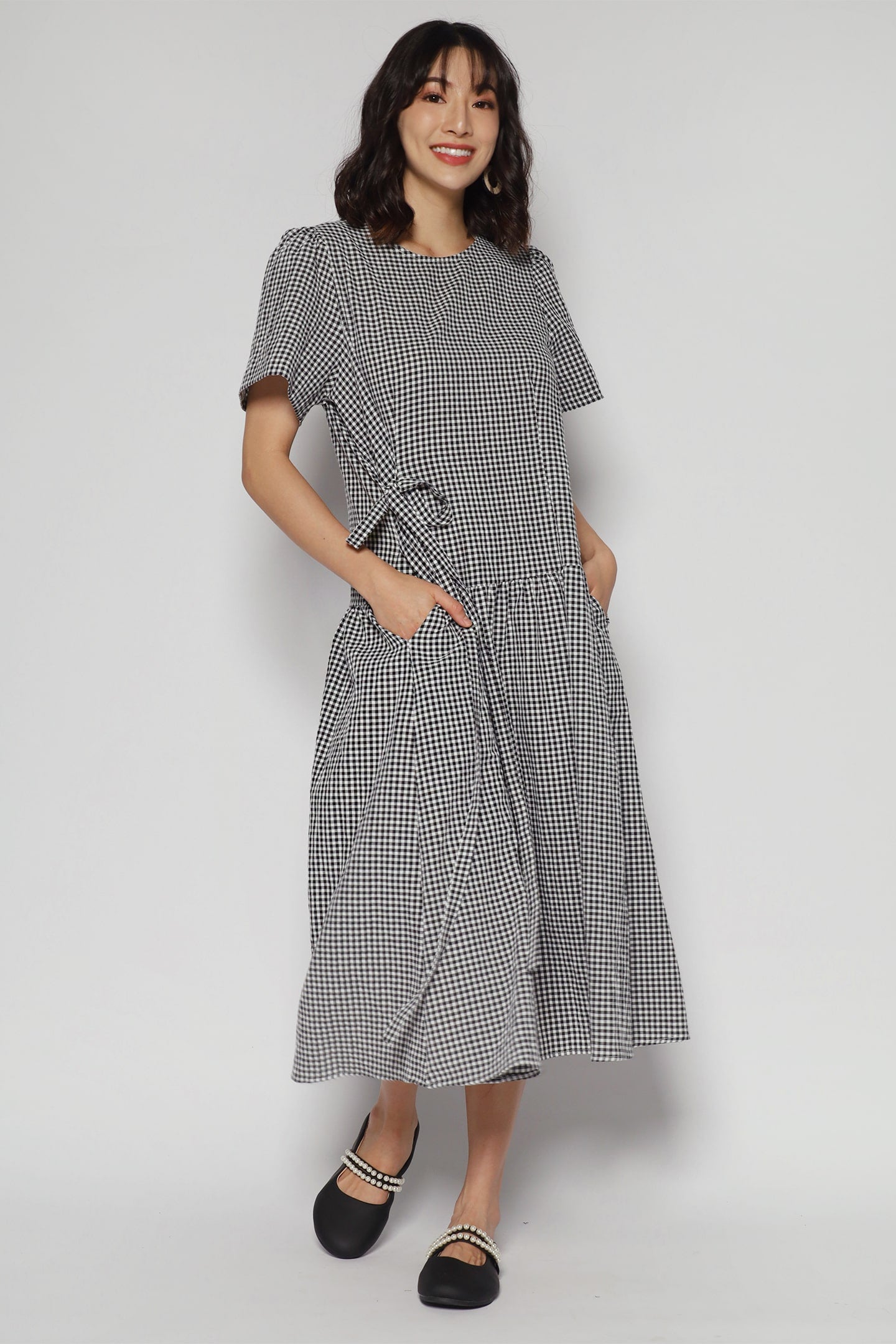 Backorders Bonnie Dress in Checks