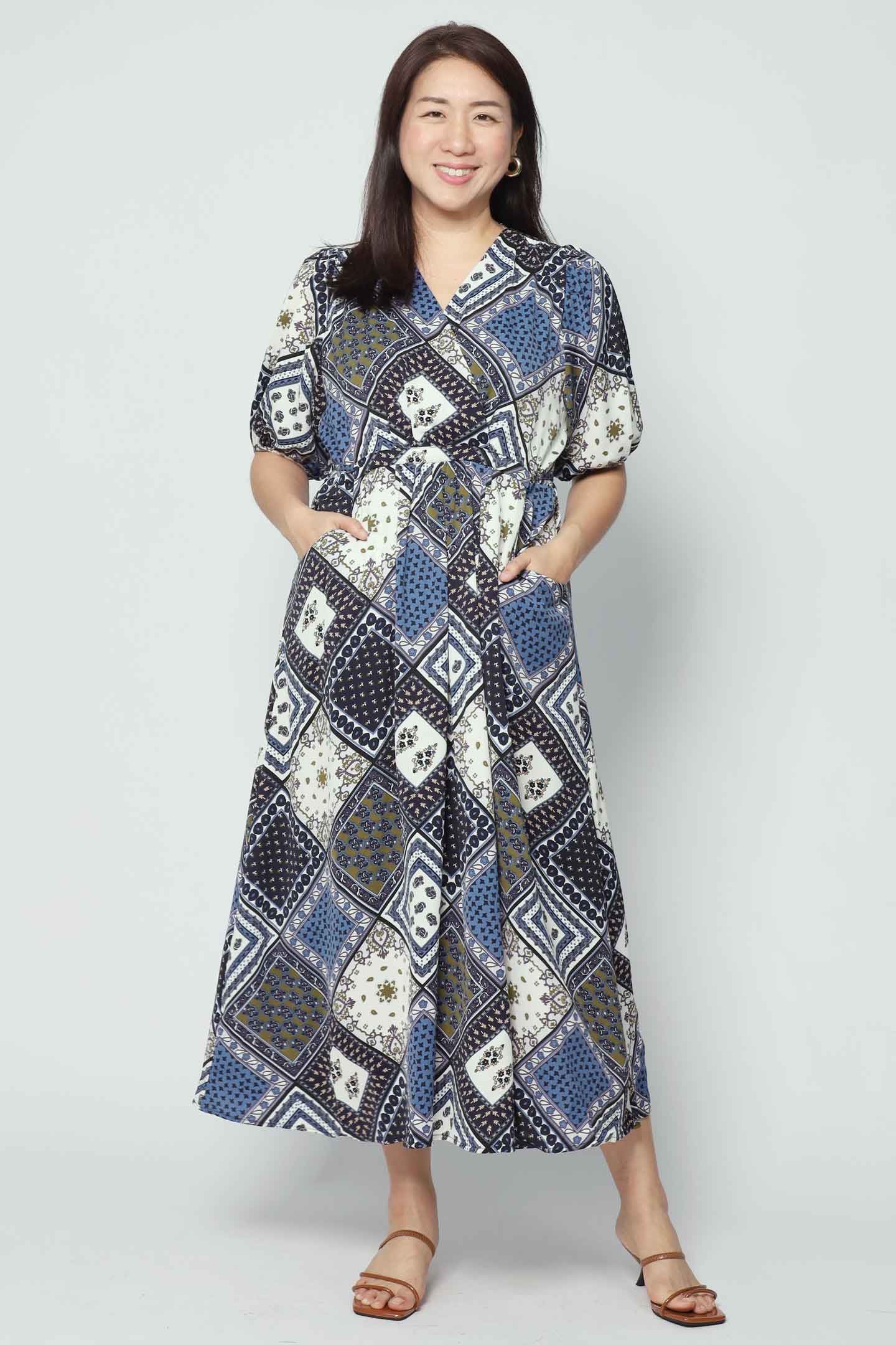 Boris Dress in Paisley