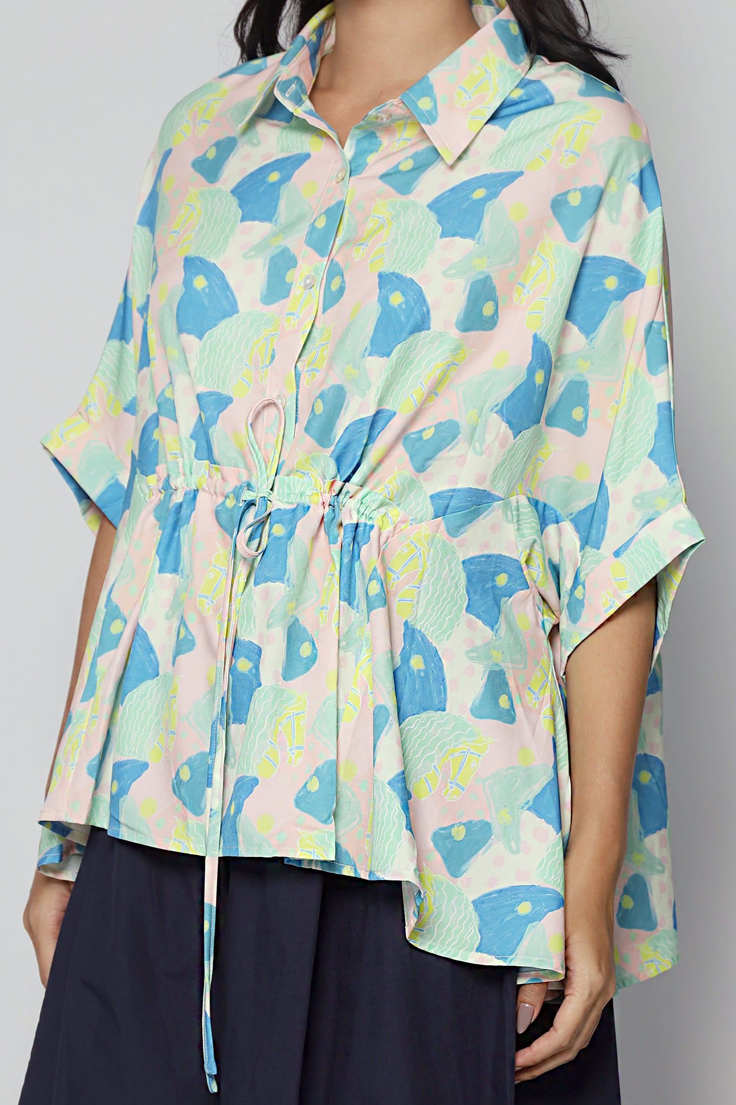 Bria Top in Sorbet Tiles