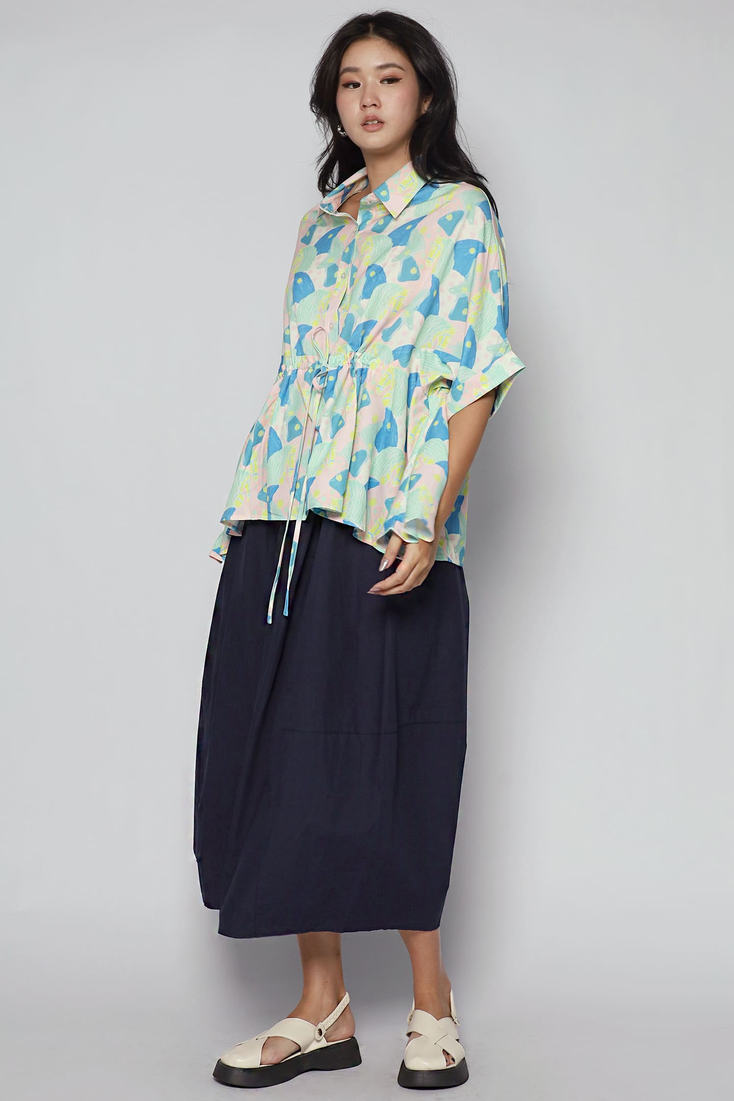Bria Top in Sorbet Tiles
