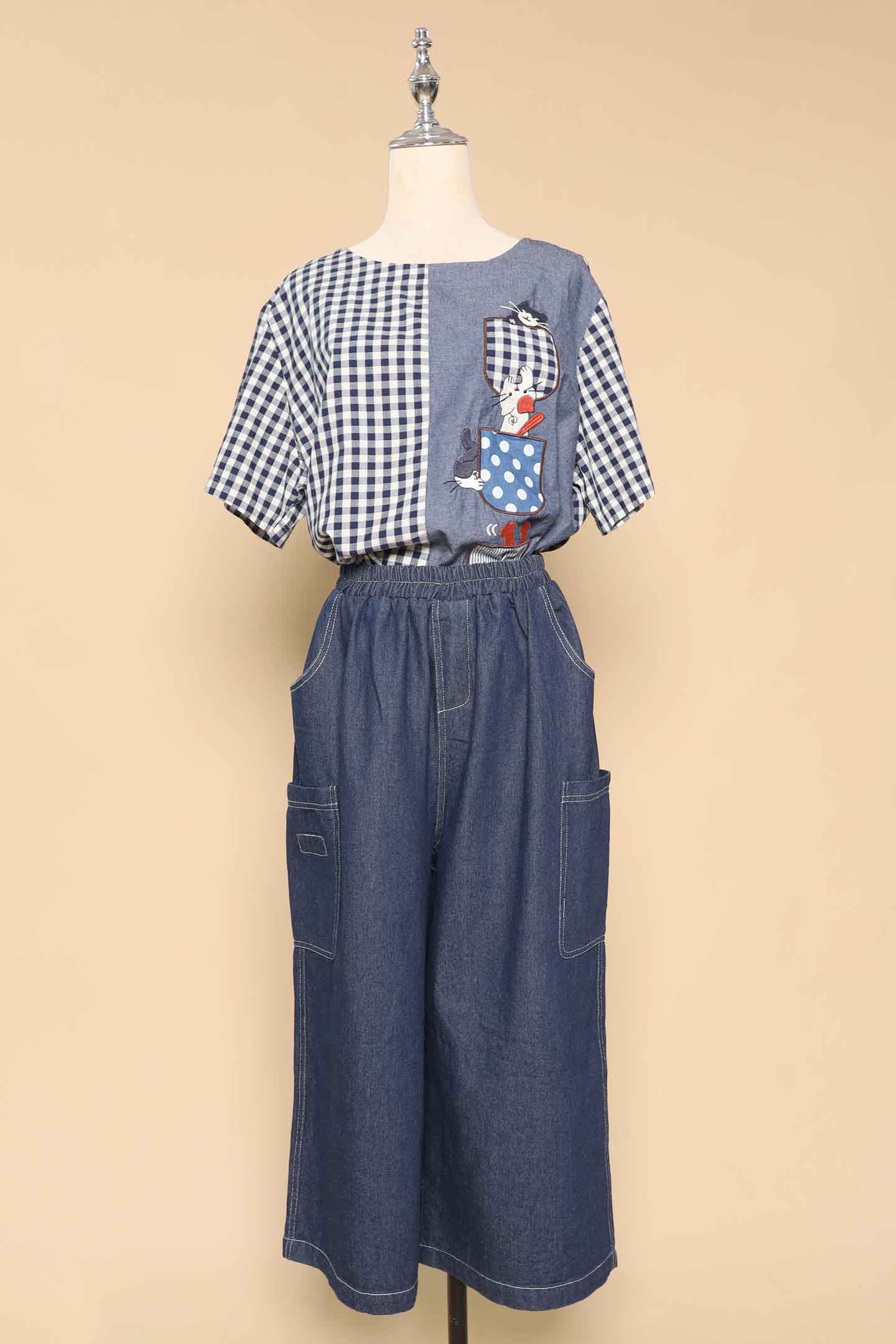 PO - Brinda Denim Culottes