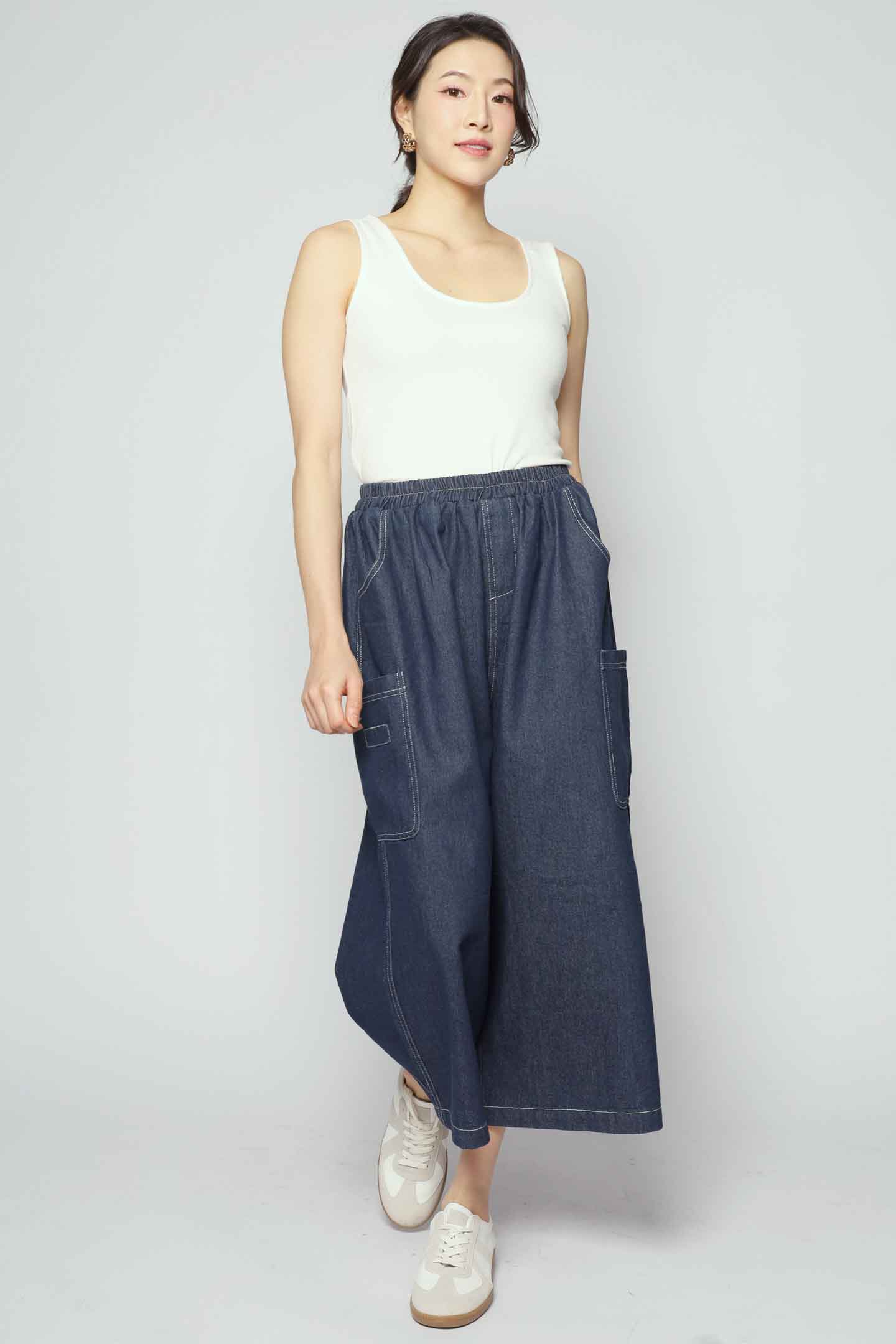 Backorder Brinda Denim Culottes