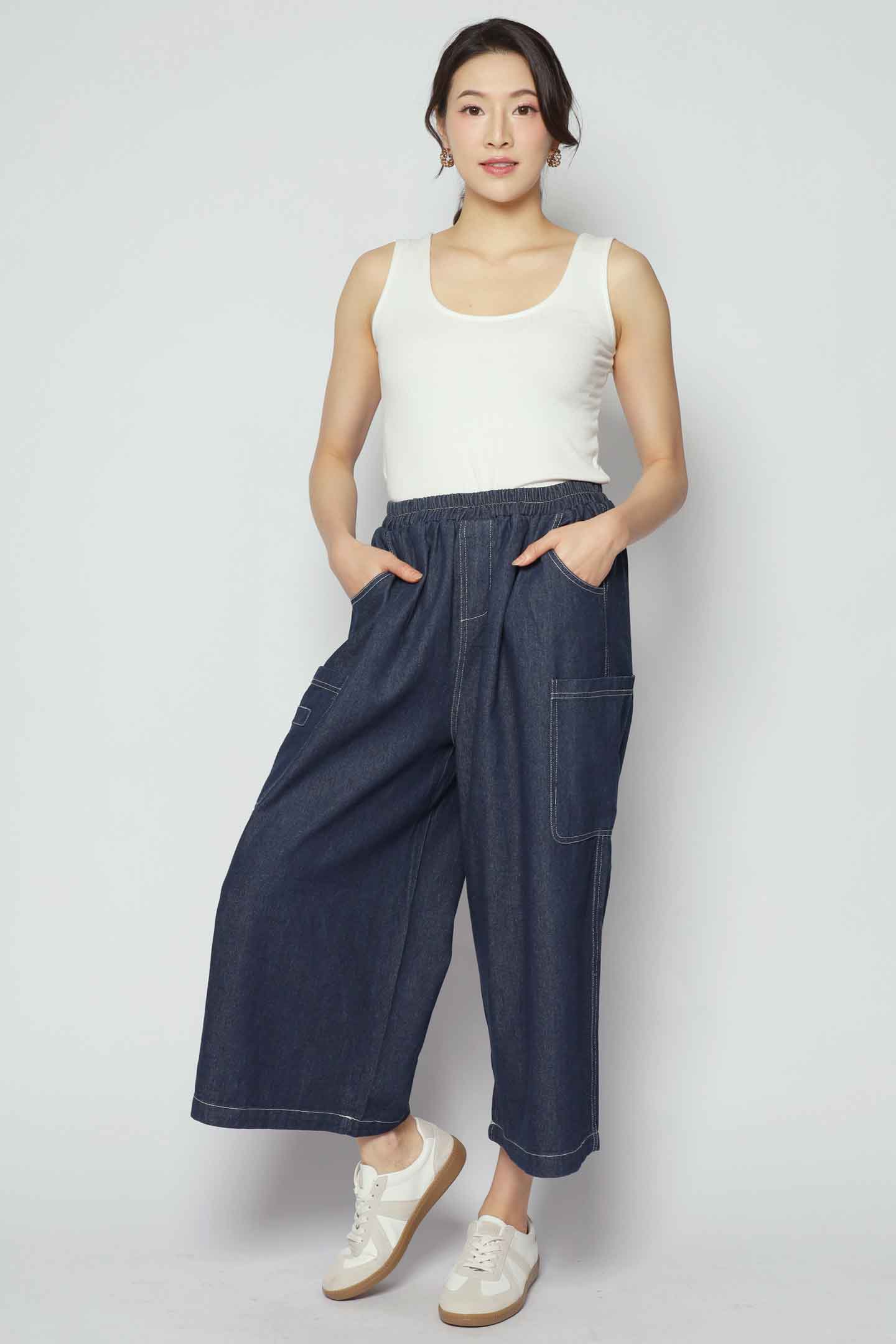 Backorder Brinda Denim Culottes