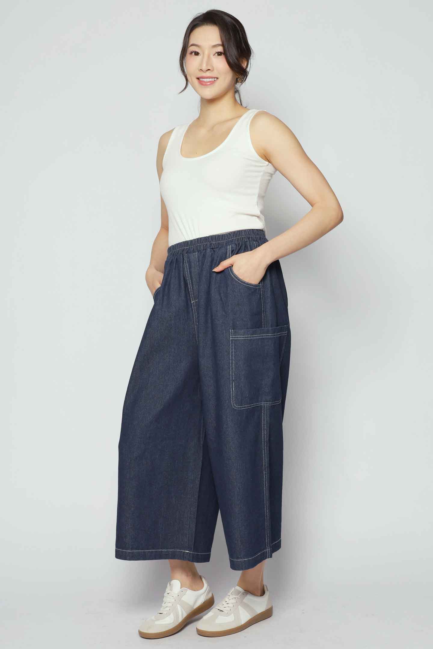 Backorder Brinda Denim Culottes