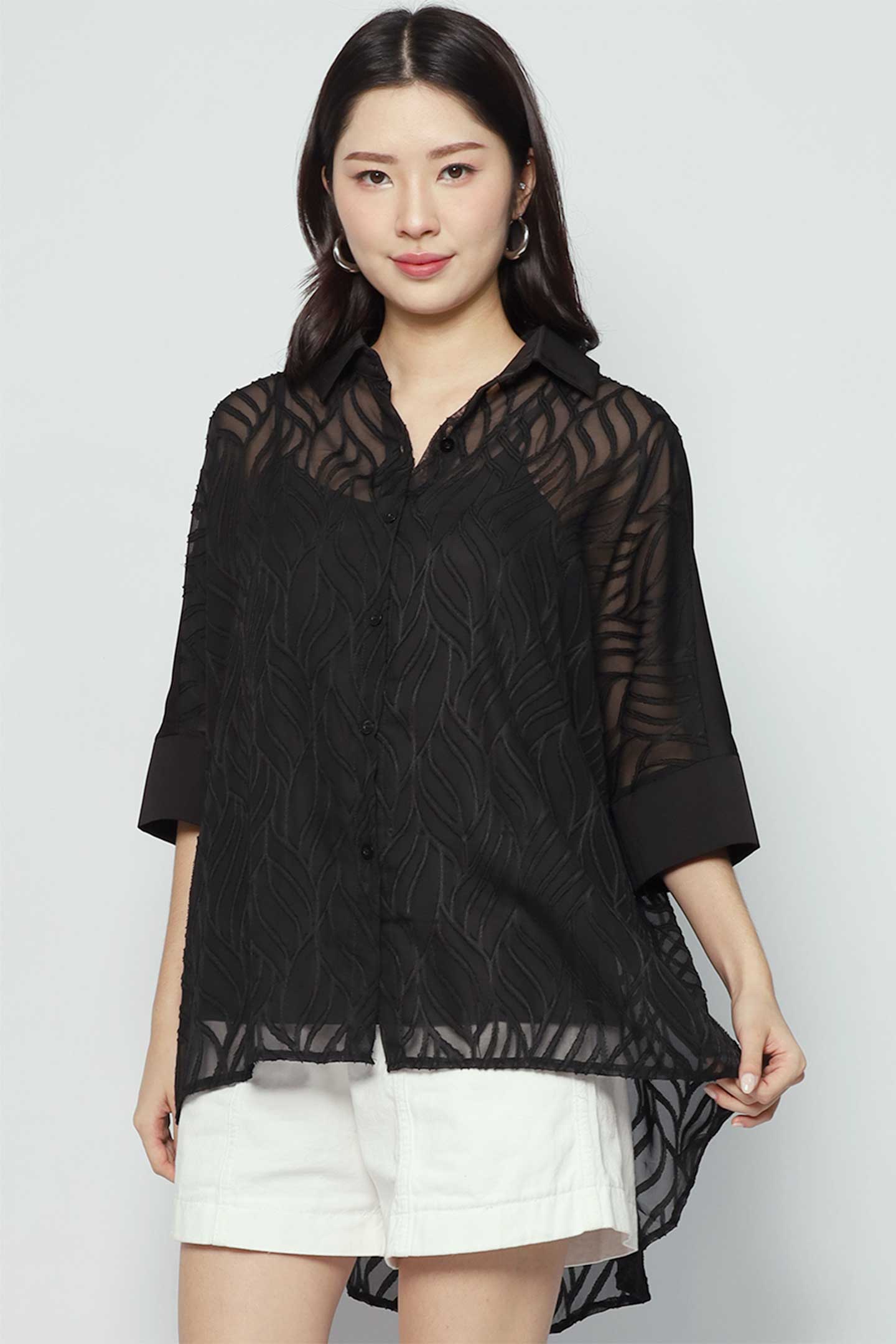 Brissy 2 in 1 Top in Black