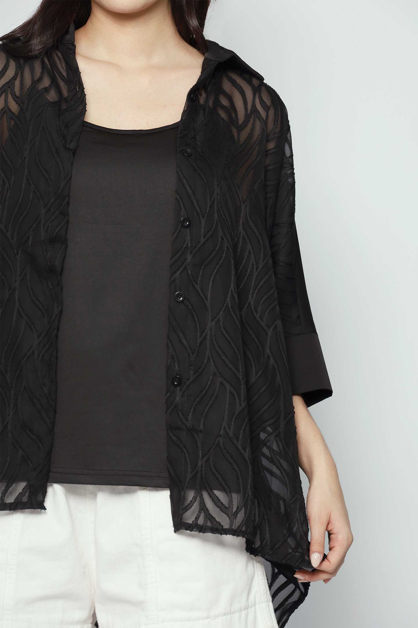 Brissy 2 in 1 Top in Black