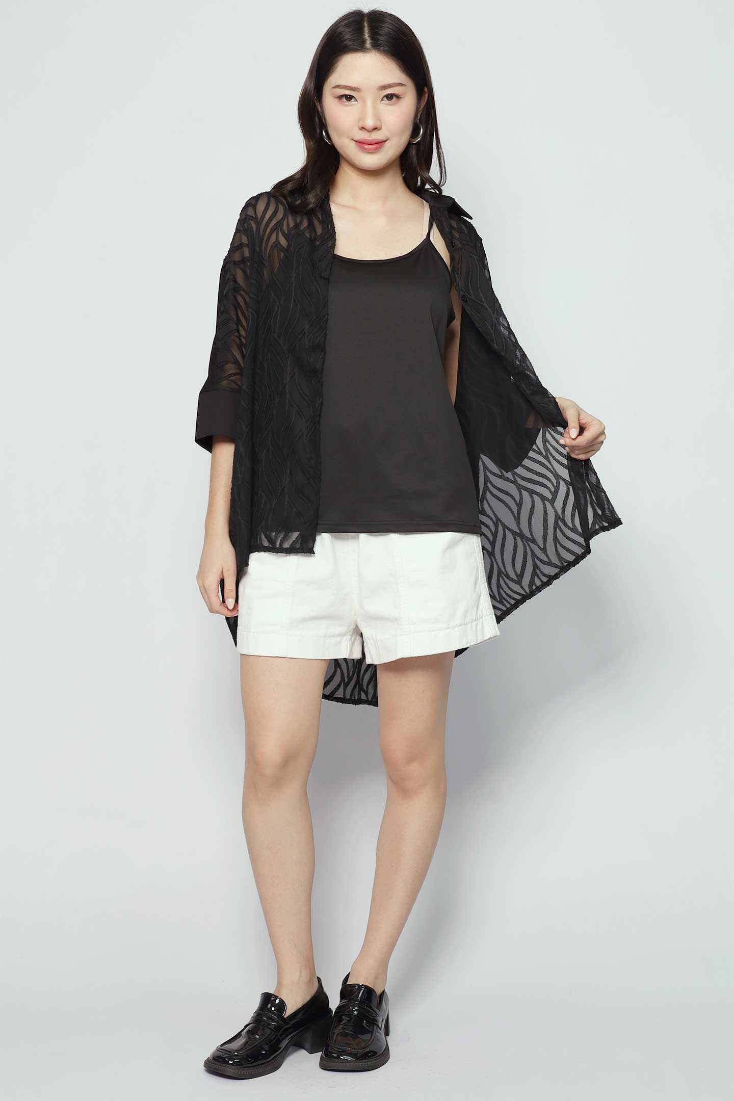 Brissy 2 in 1 Top in Black