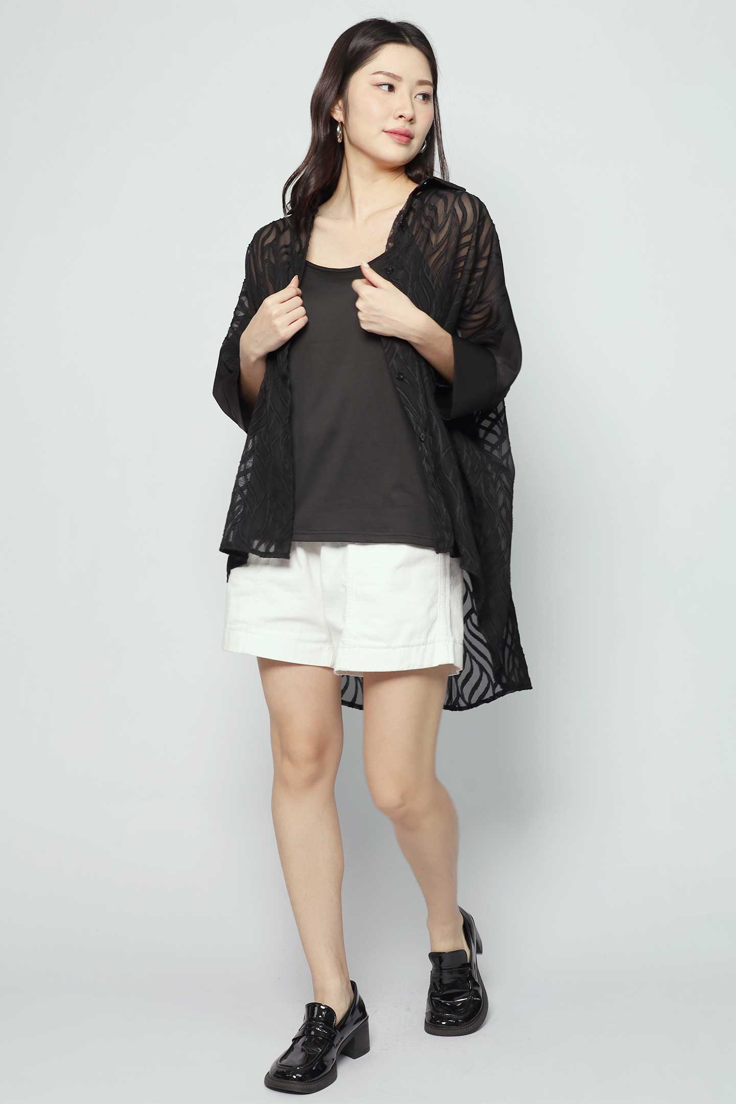 Brissy 2 in 1 Top in Black