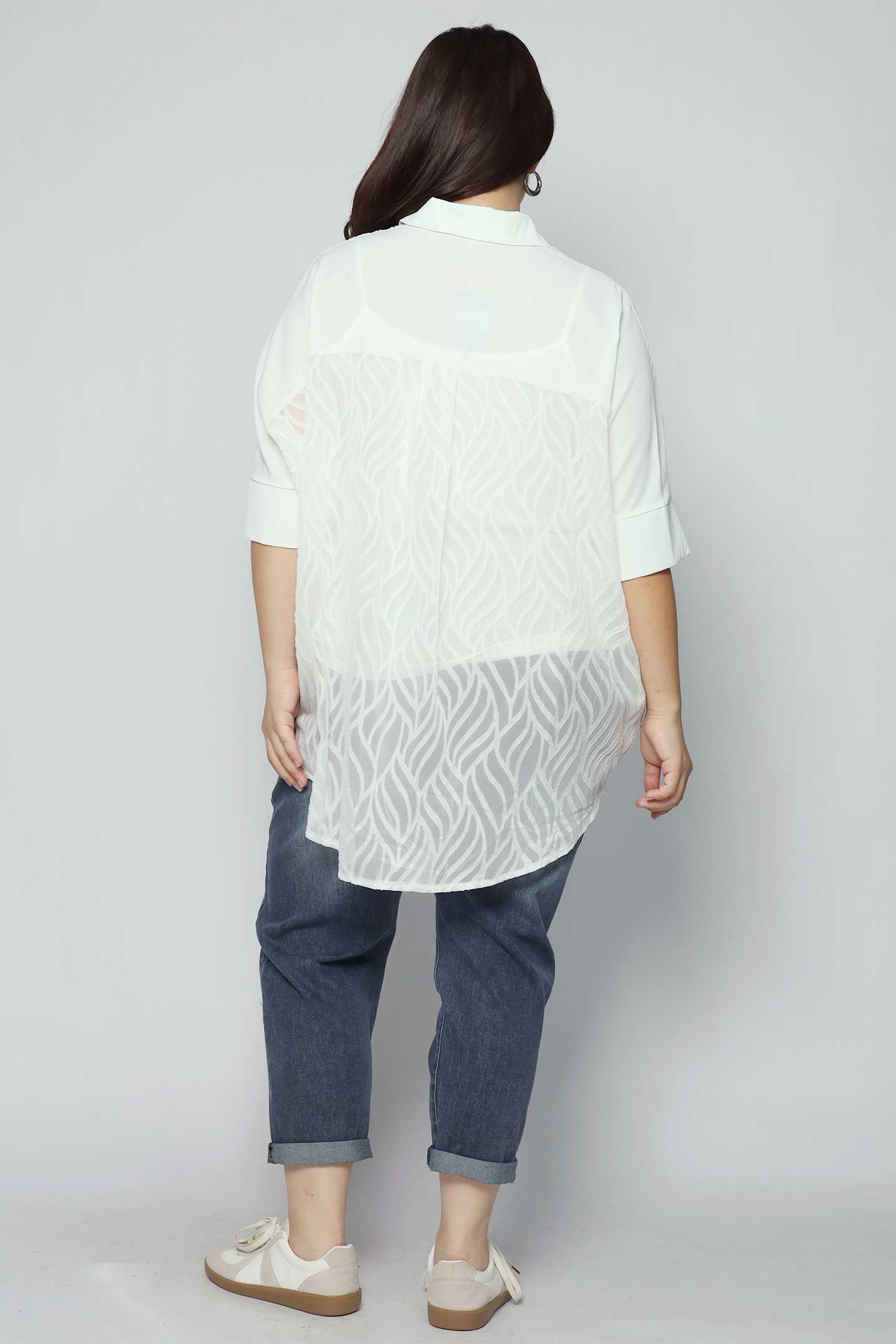 Brissy 2 in 1 Top in White