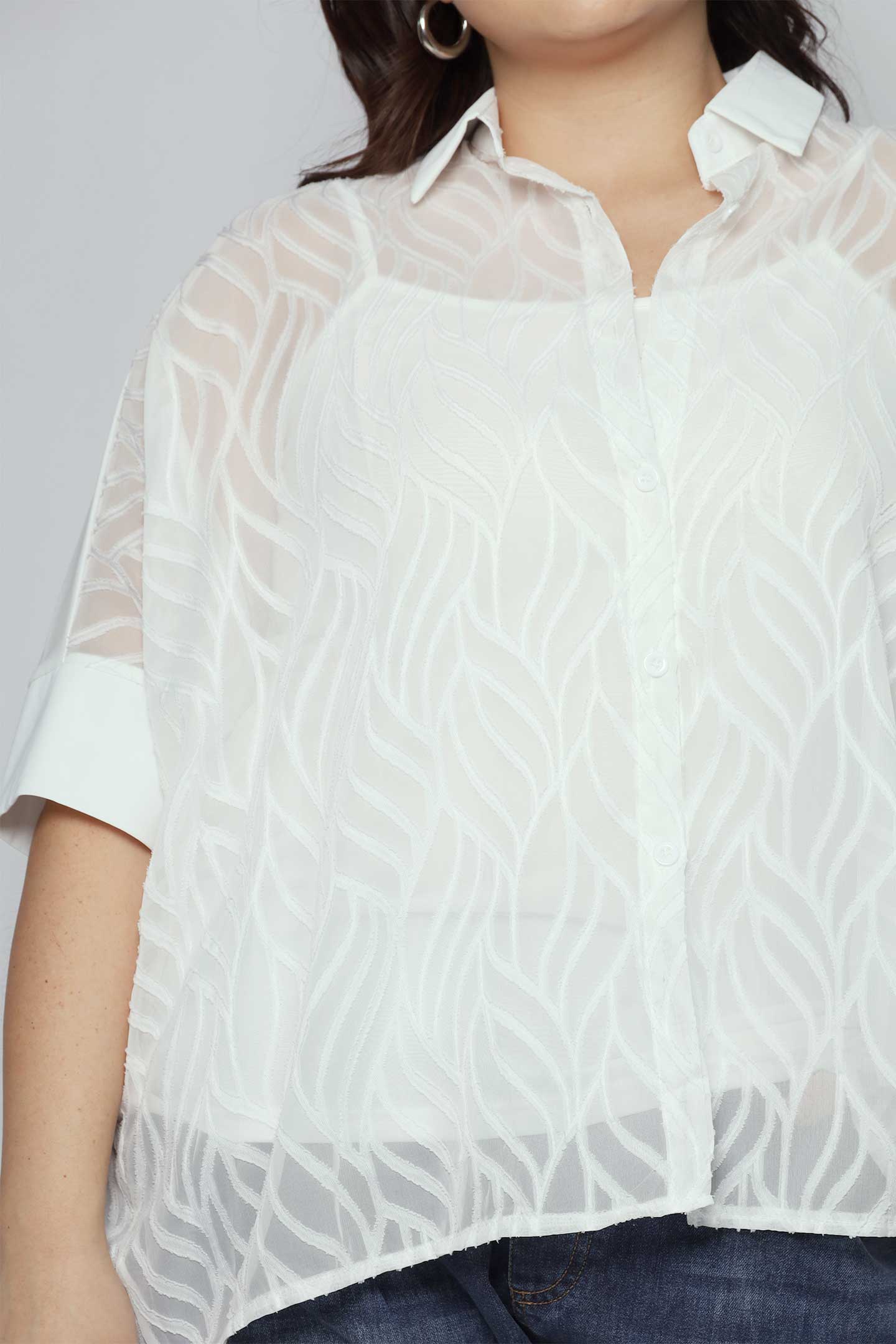 Brissy 2 in 1 Top in White