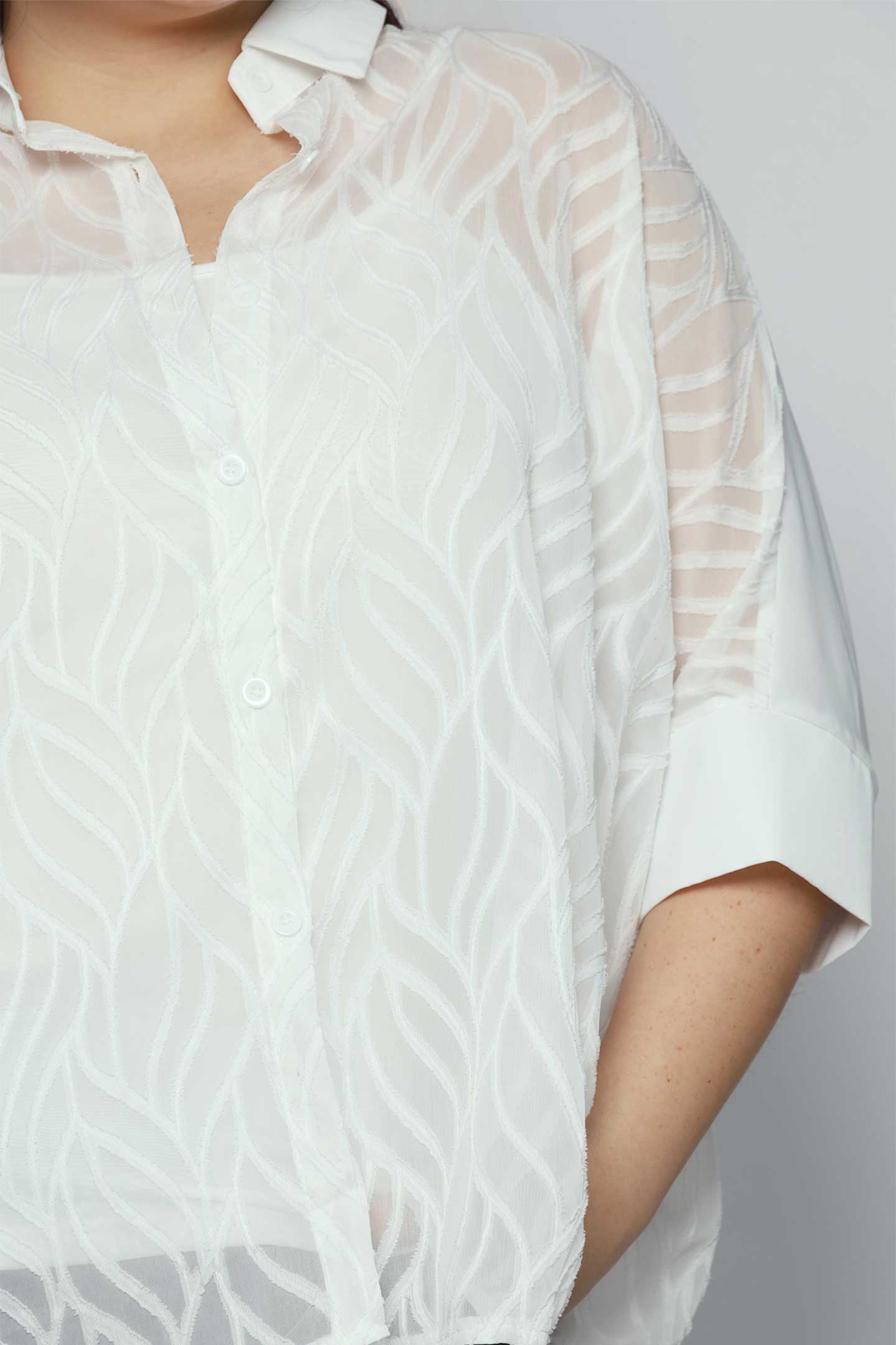 Brissy 2 in 1 Top in White