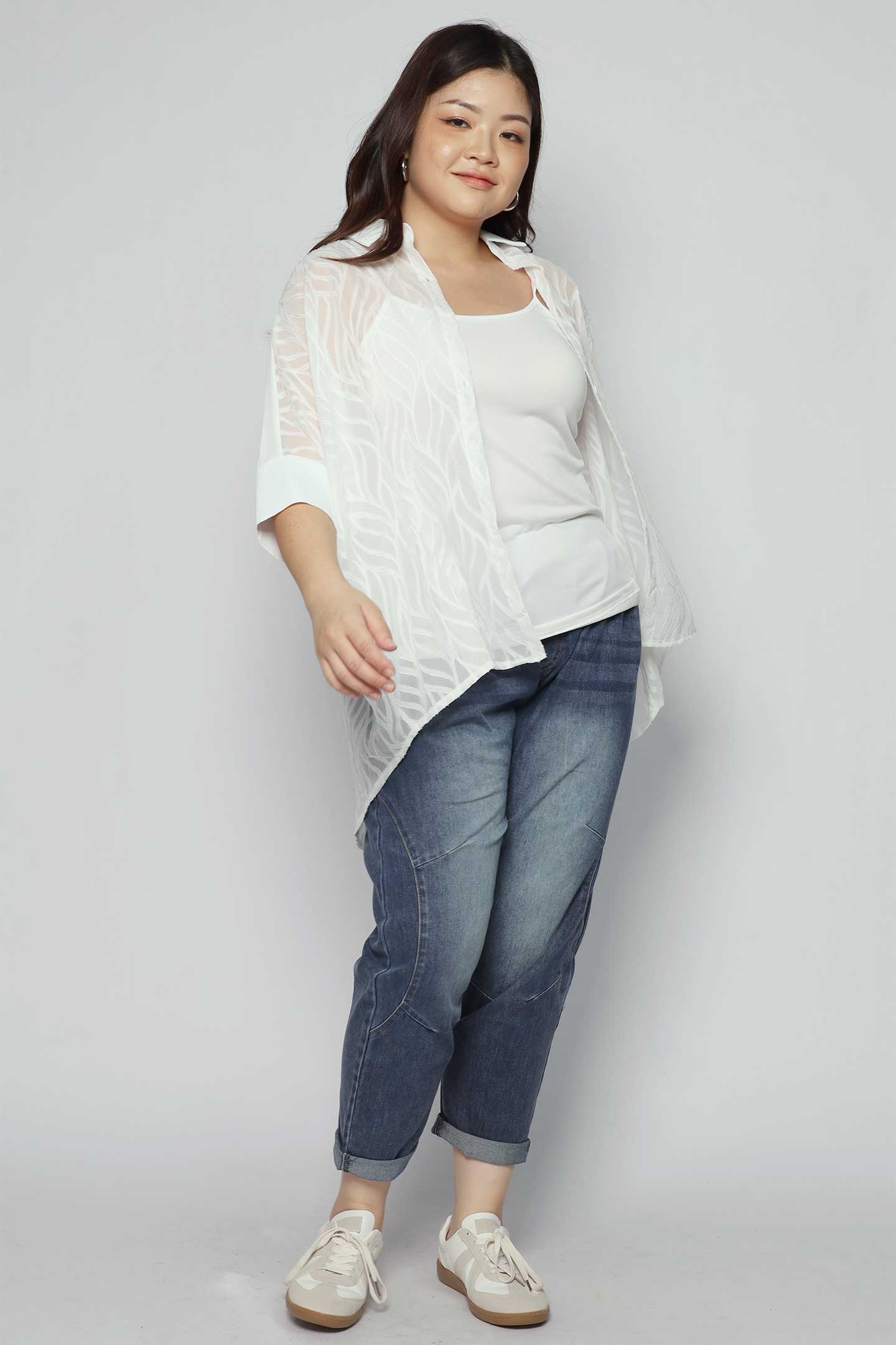 Brissy 2 in 1 Top in White