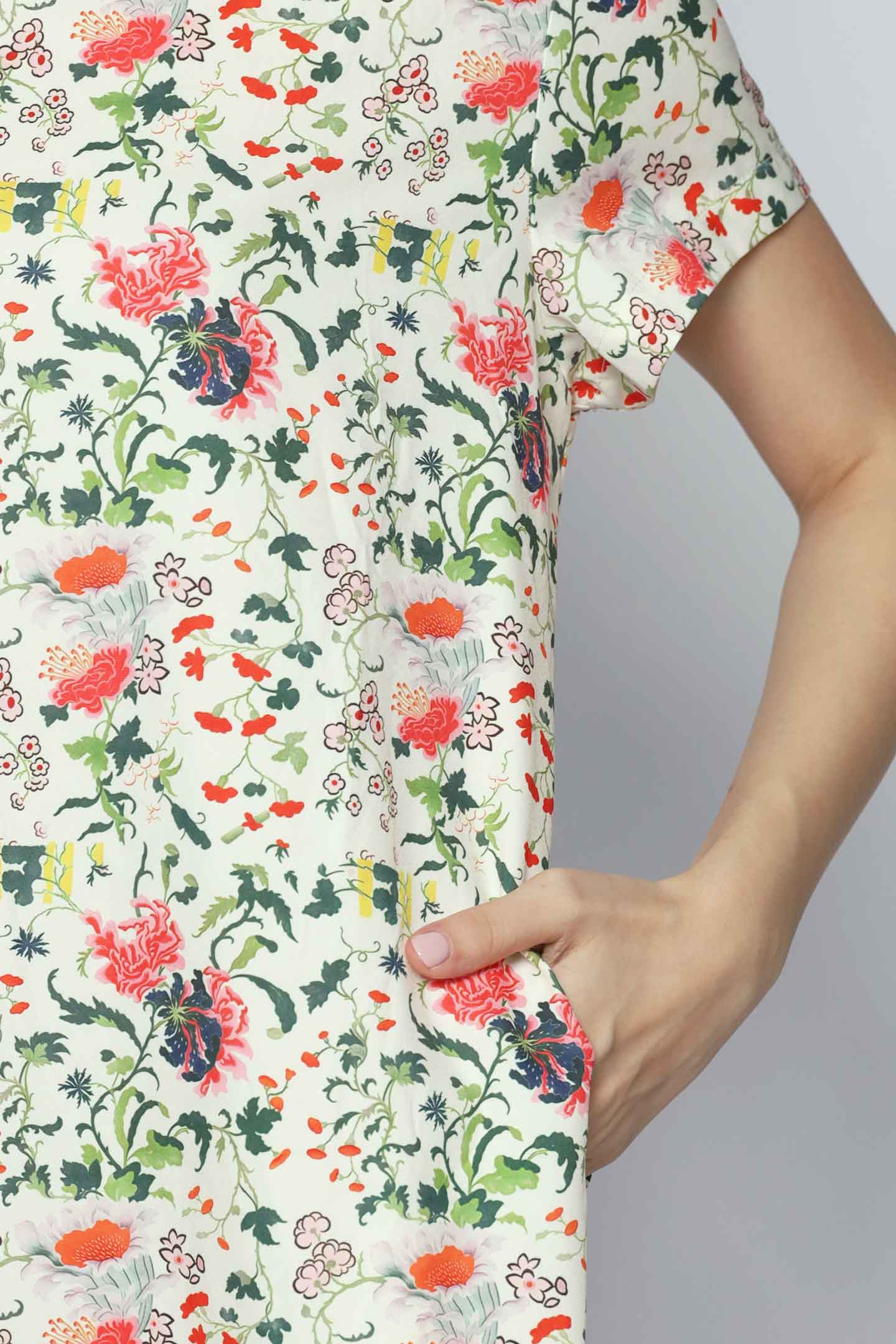 Bundchen Dress in Garden Sonata