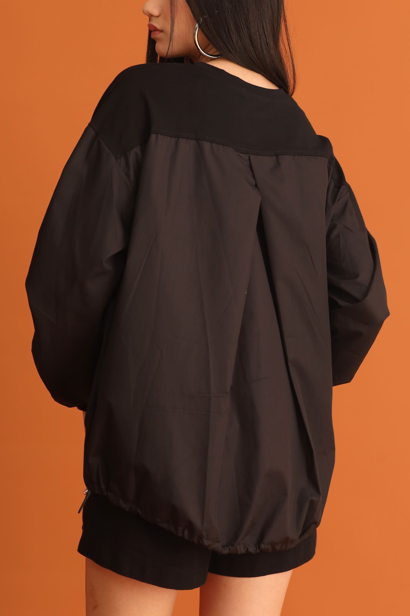 CHOSEN - Byun Drawstring Top in Black