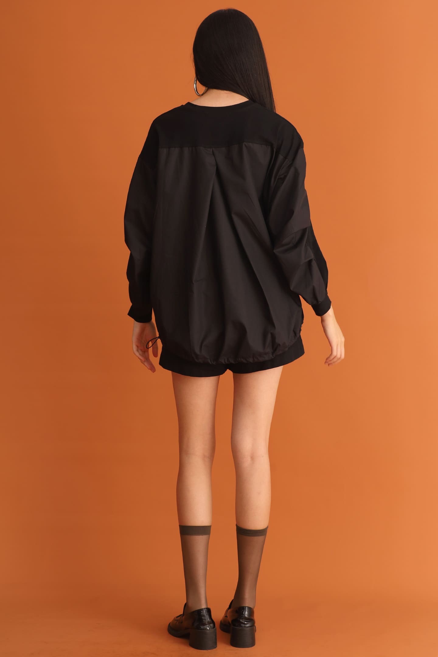 CHOSEN - Byun Drawstring Top in Black