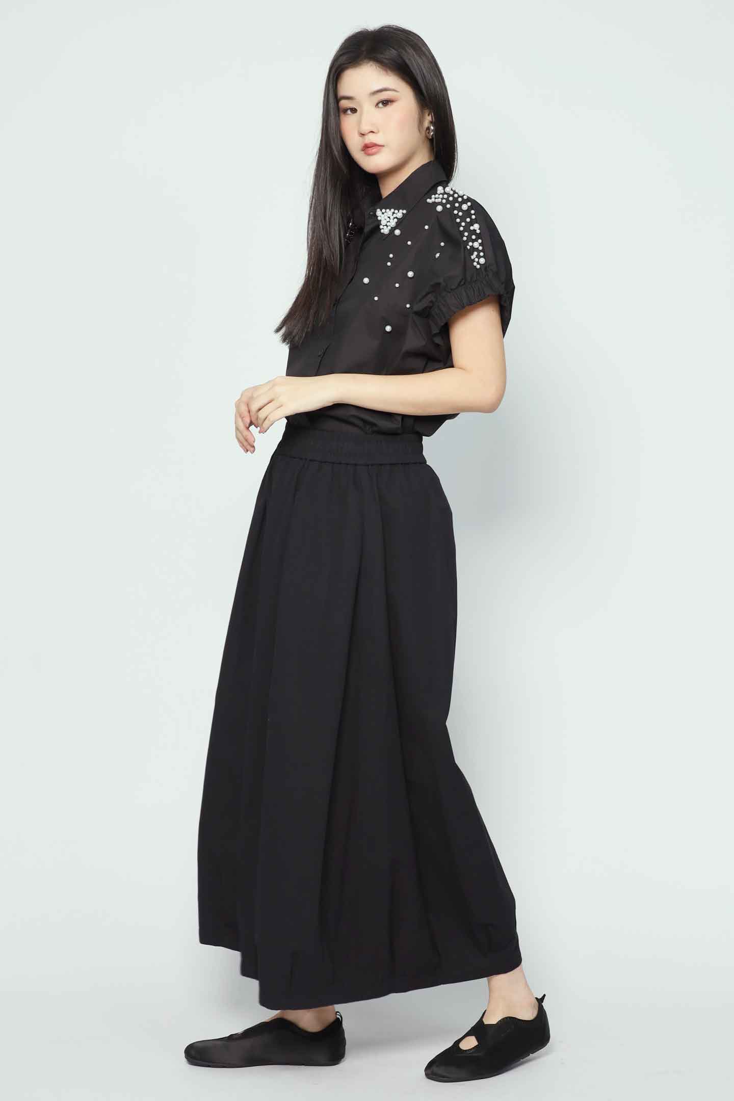 Caitlin Culottes in Black