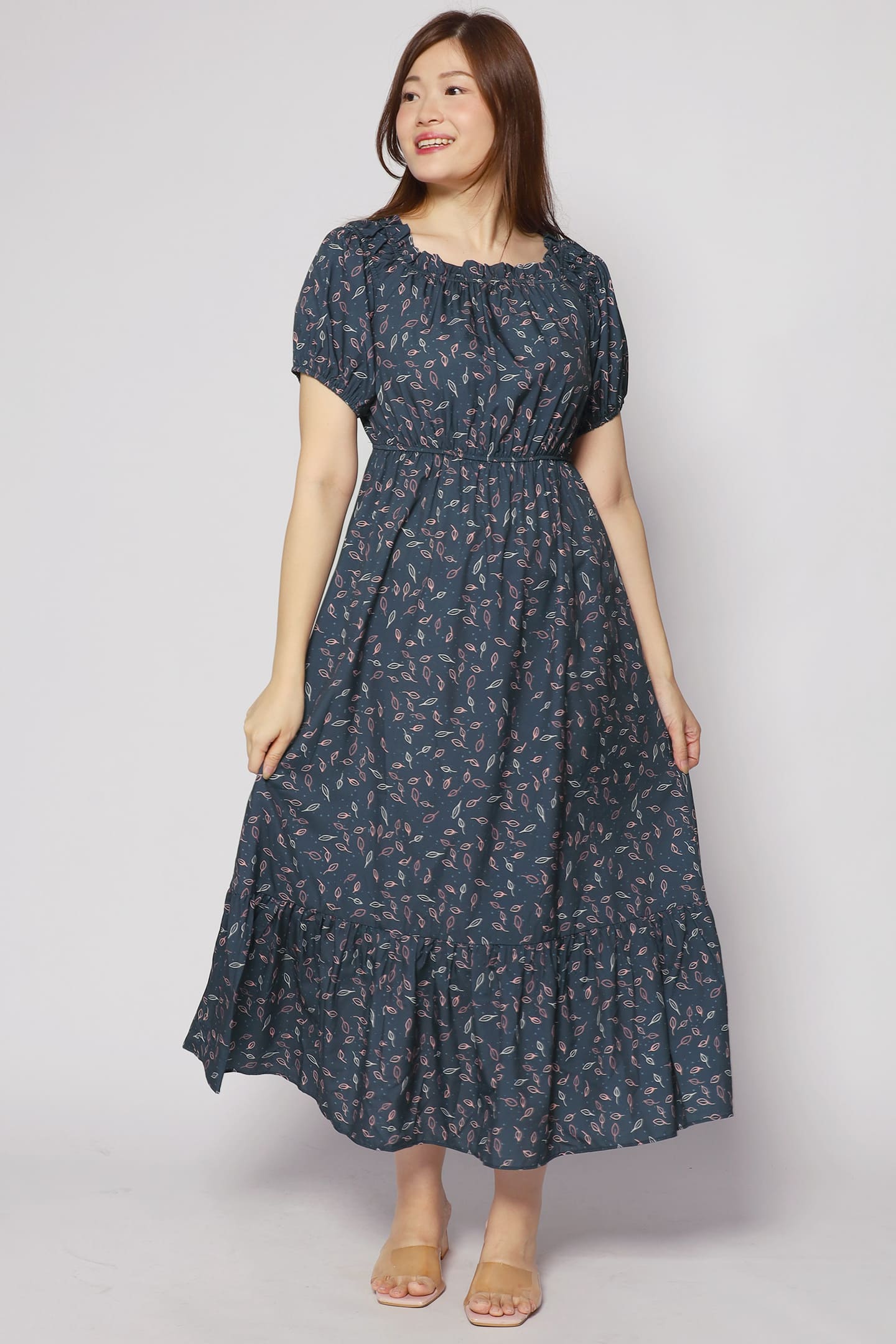 Camy Dress in Leaflet
