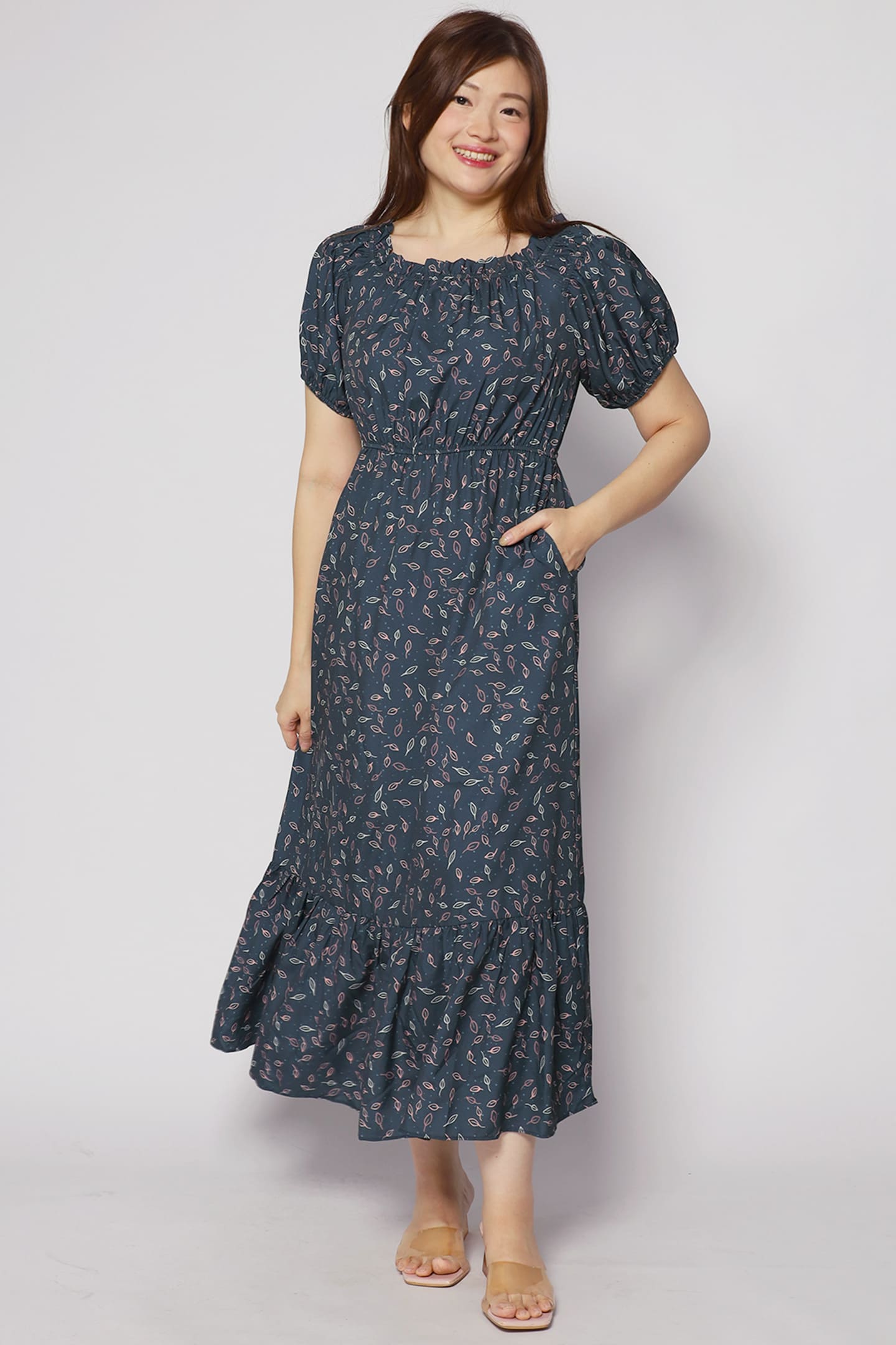 Camy Dress in Leaflet