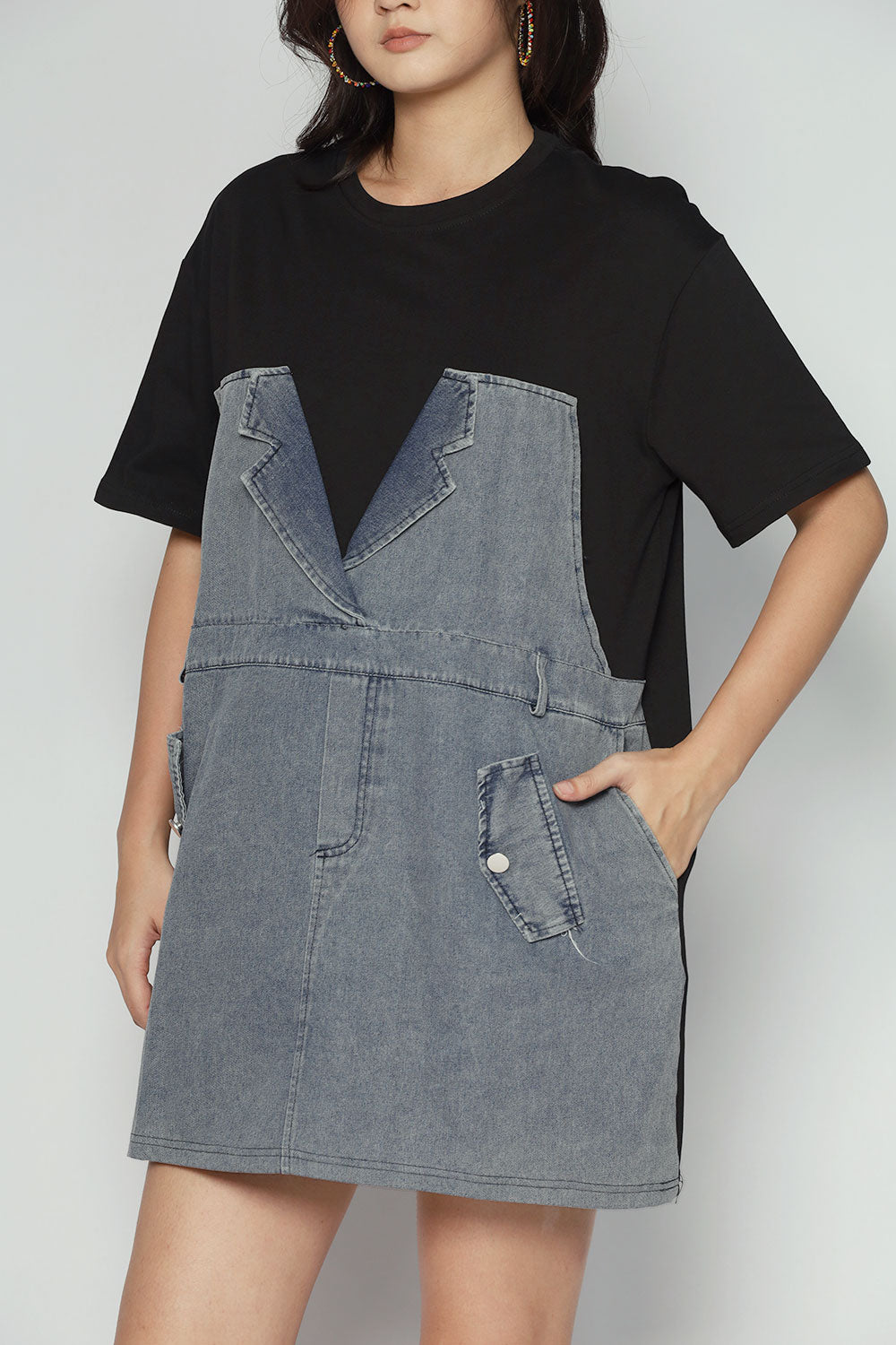 Carlis Tshirt Denim Dress