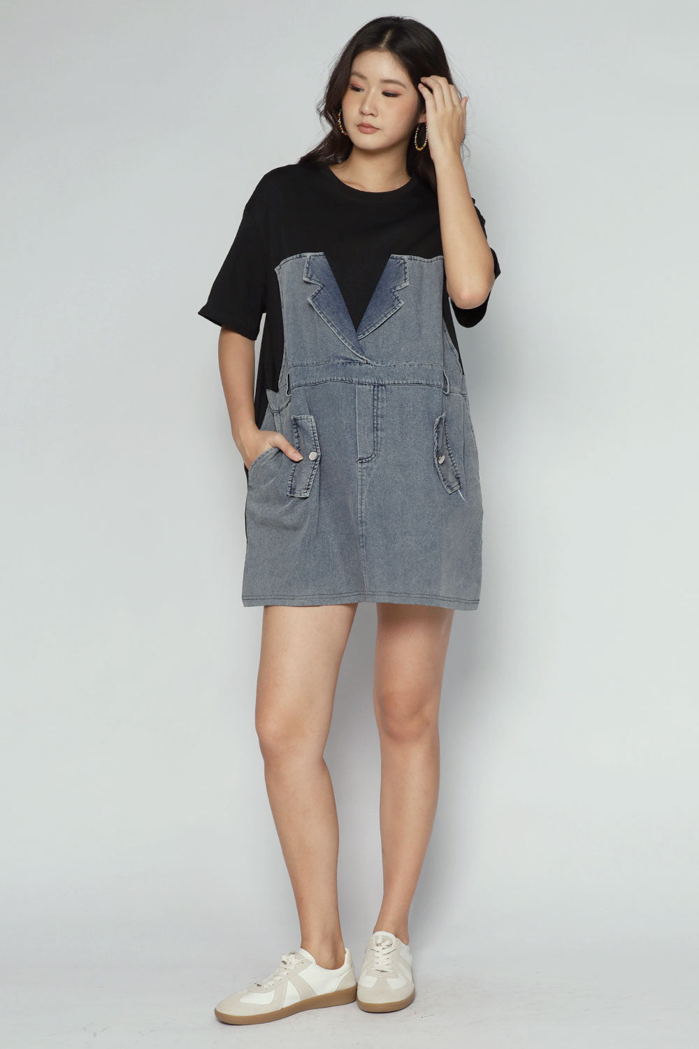 Carlis Tshirt Denim Dress