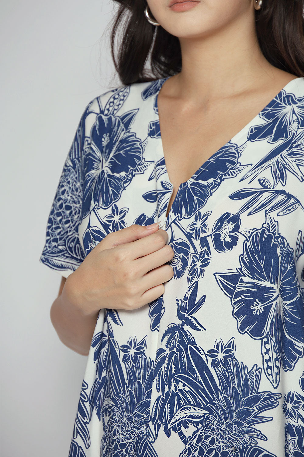 Carly Jumpsuit in Indigo Isle
