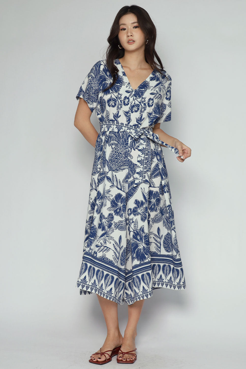 Carly Jumpsuit in Indigo Isle