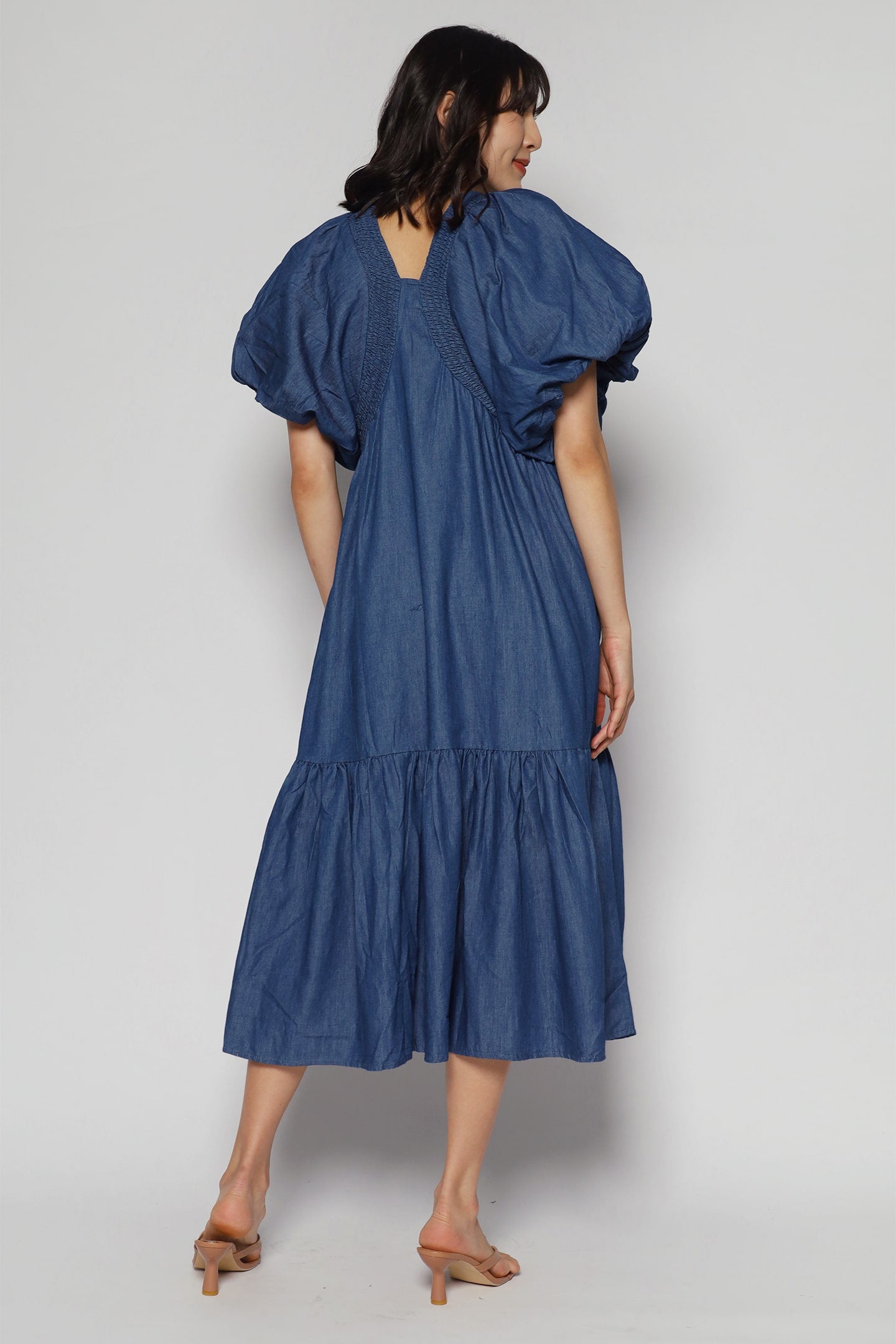 Chanwoo Dress in Denim