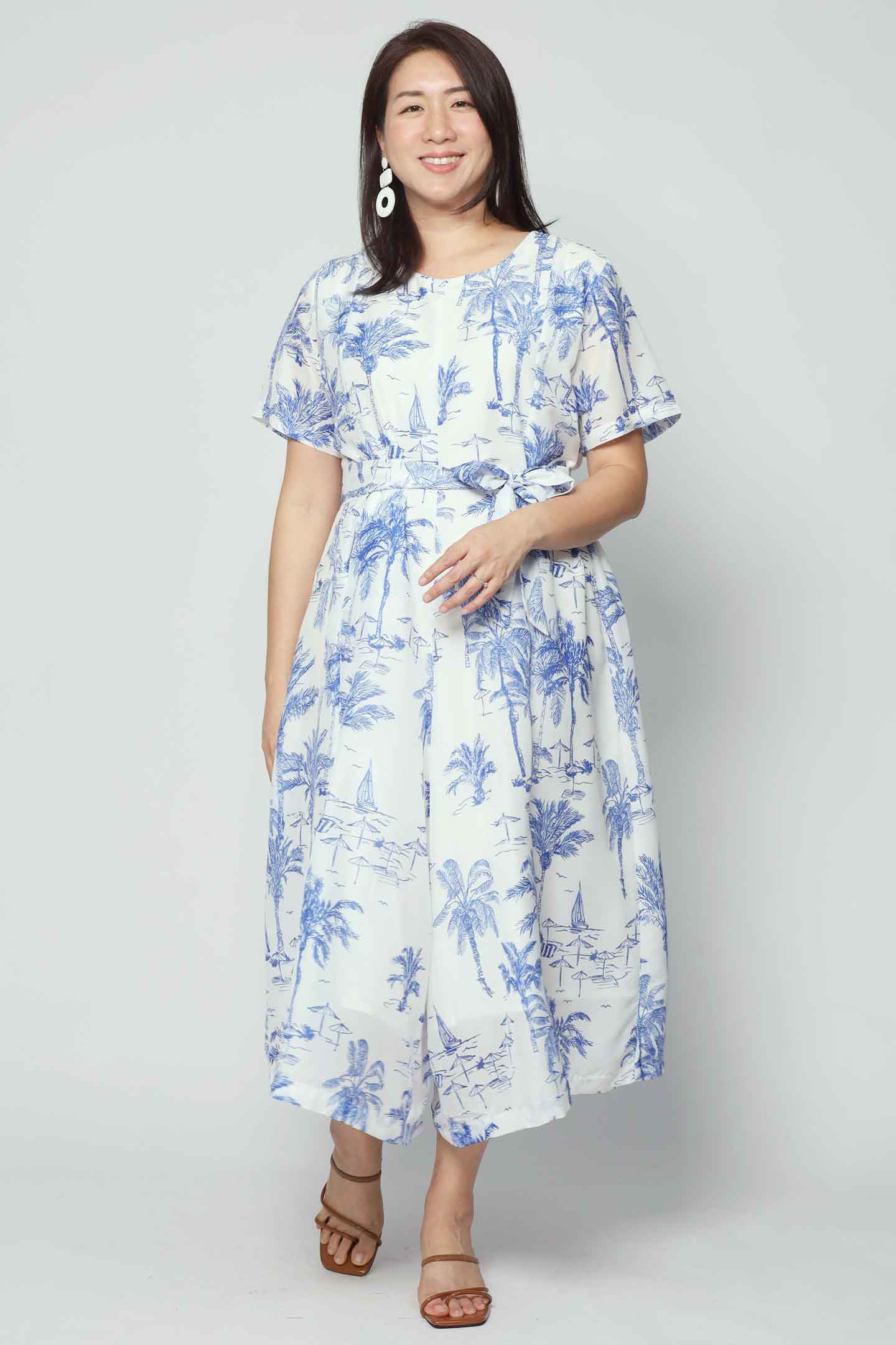 Celine Jumpsuit in Azure Escape