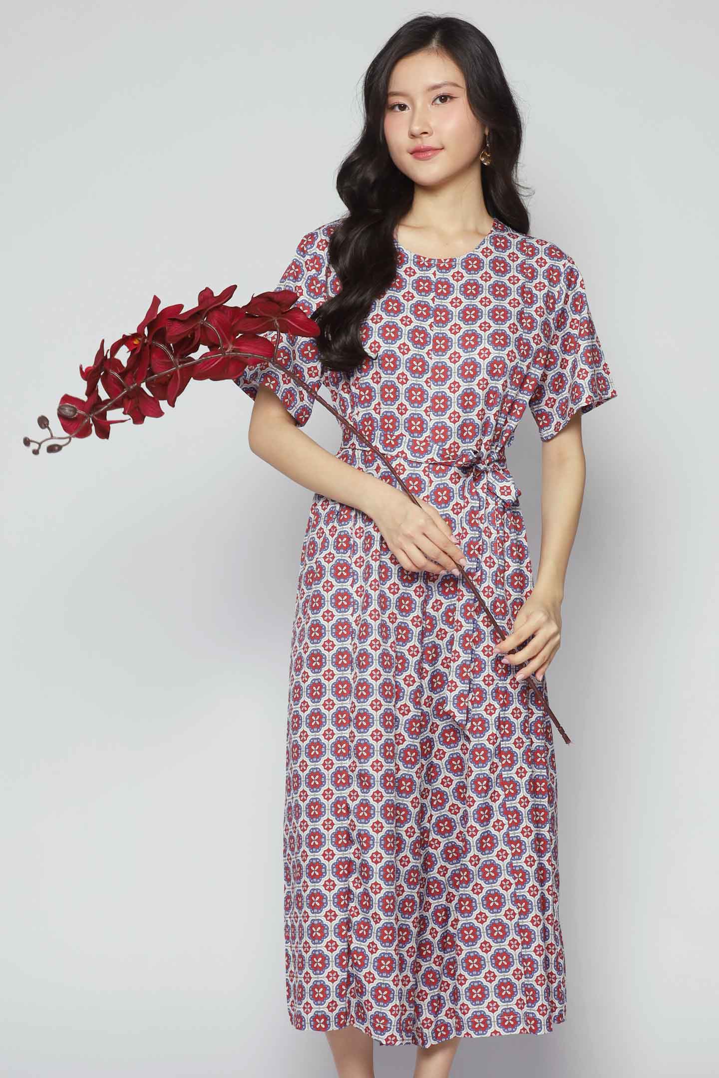 Celine Jumpsuit in Fortune Tiles