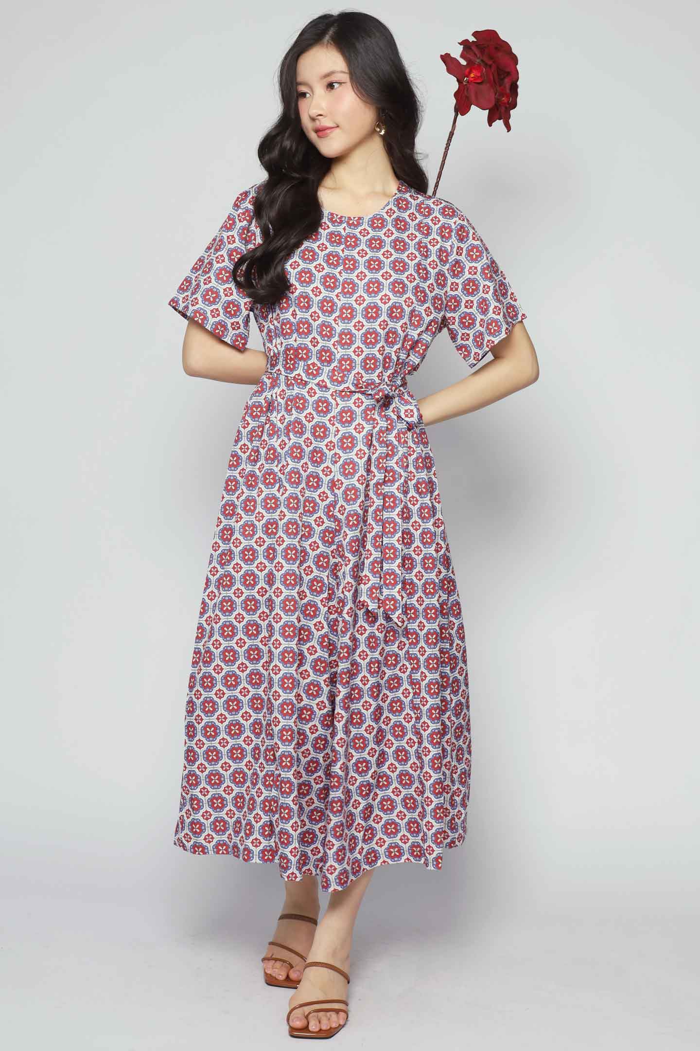 Celine Jumpsuit in Fortune Tiles