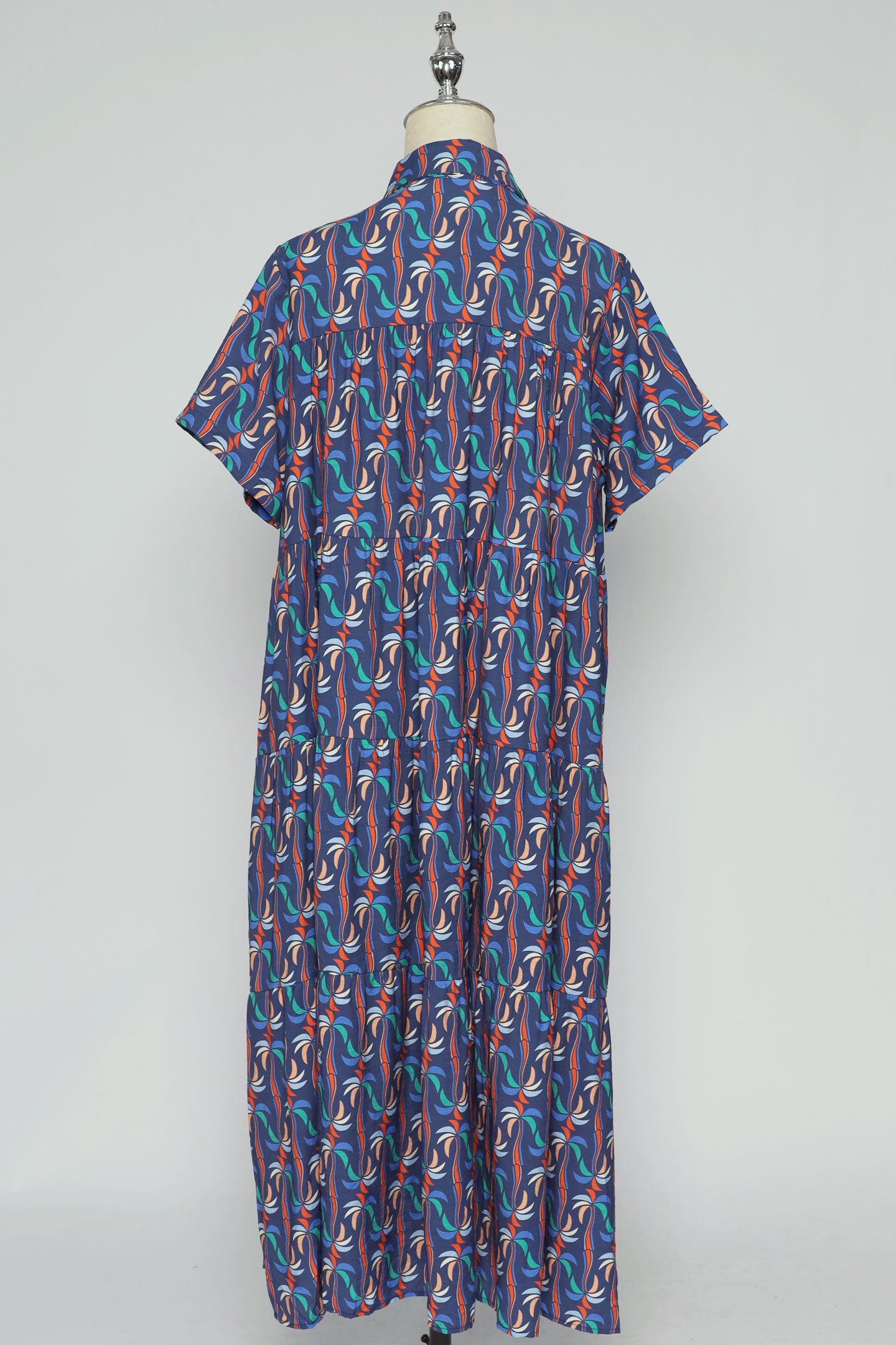 PO - Cherio Dress in Blue Pattern