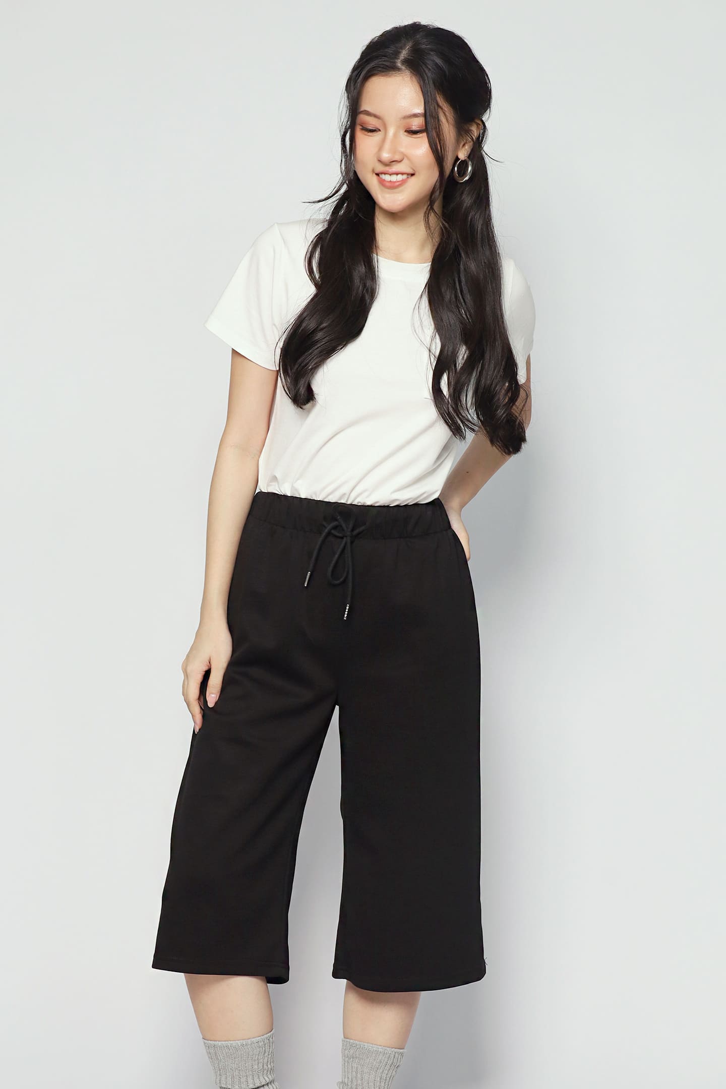 JOY - Chill Out Culottes in Black