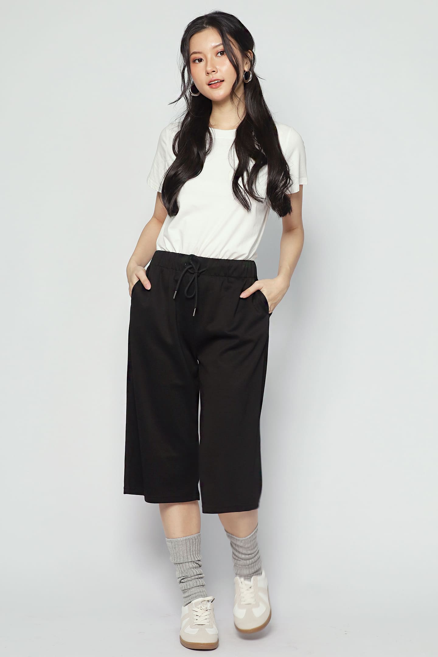 JOY - Chill Out Culottes in Black