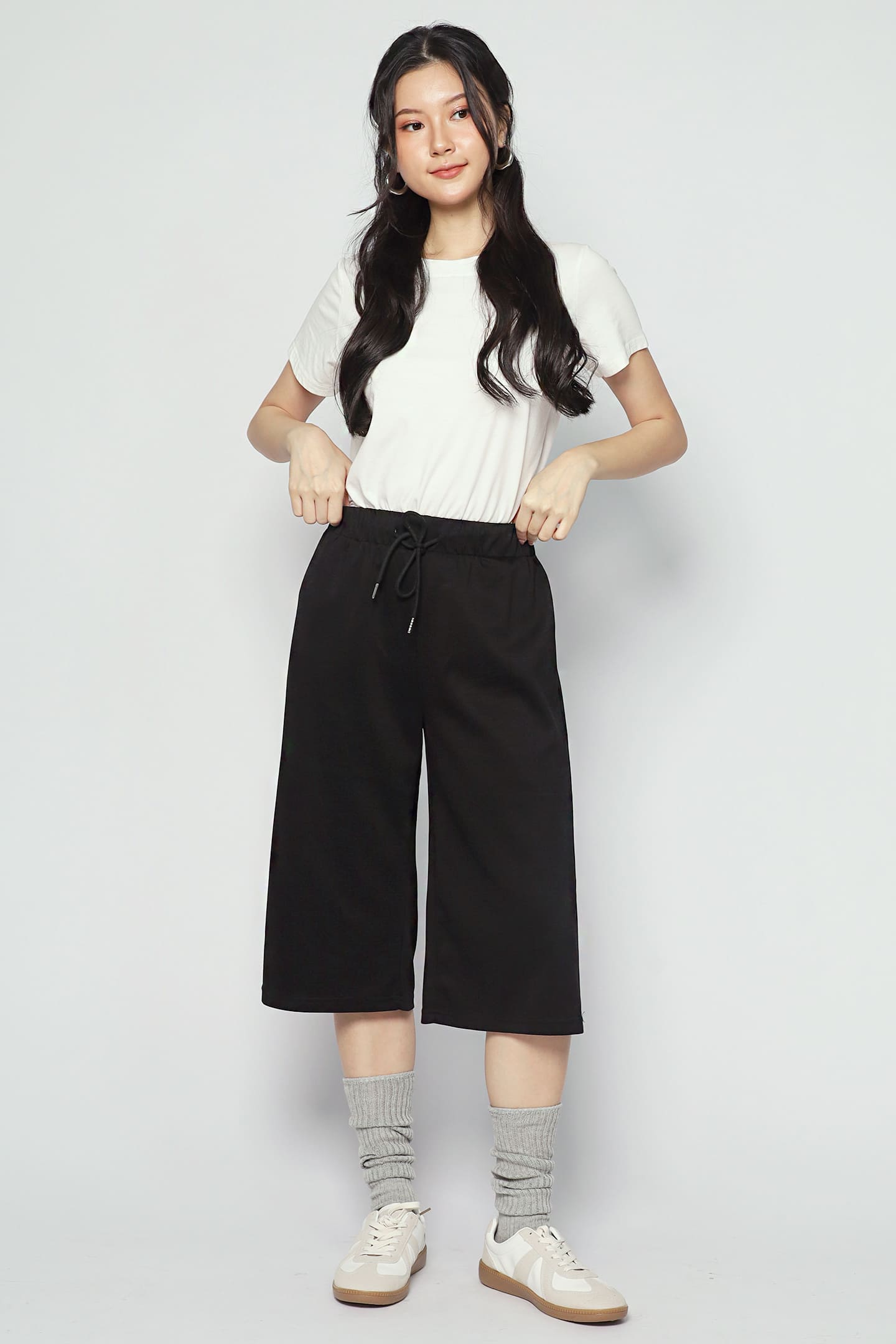 JOY - Chill Out Culottes in Black