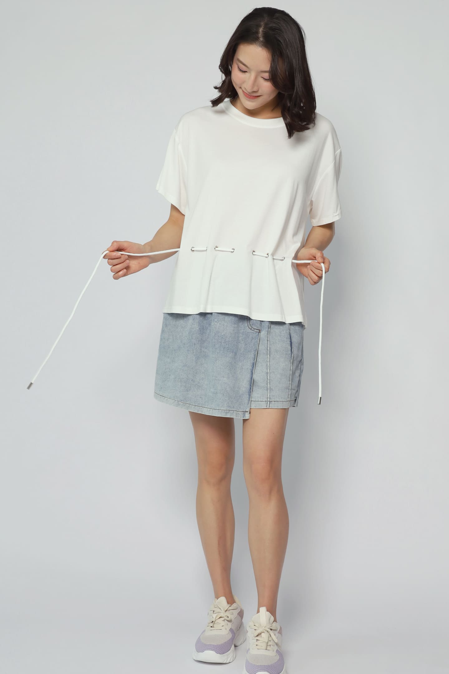 Easy By TE - Chiyo Multi Way Top in White