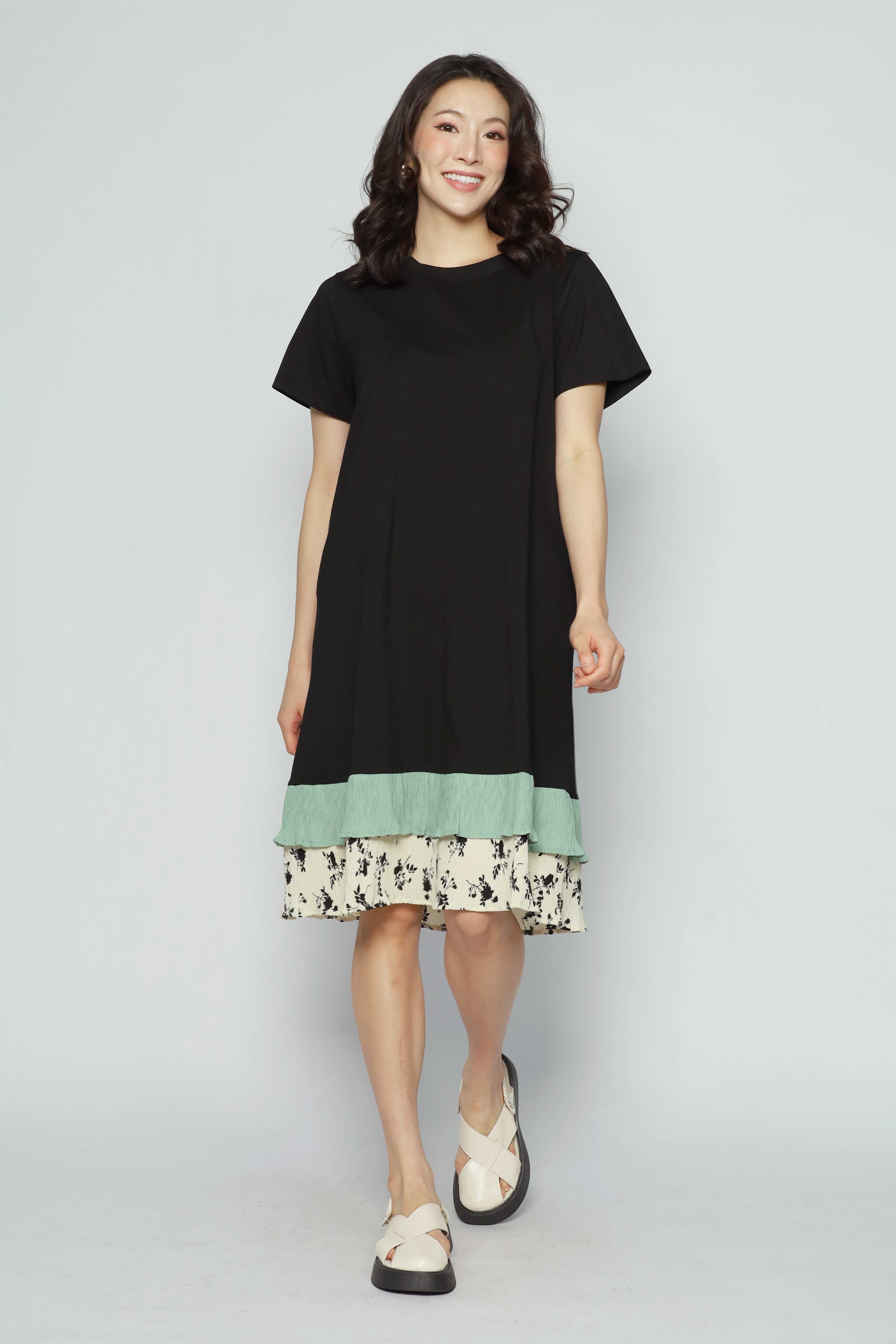 Chloe Dress in Mint Allure