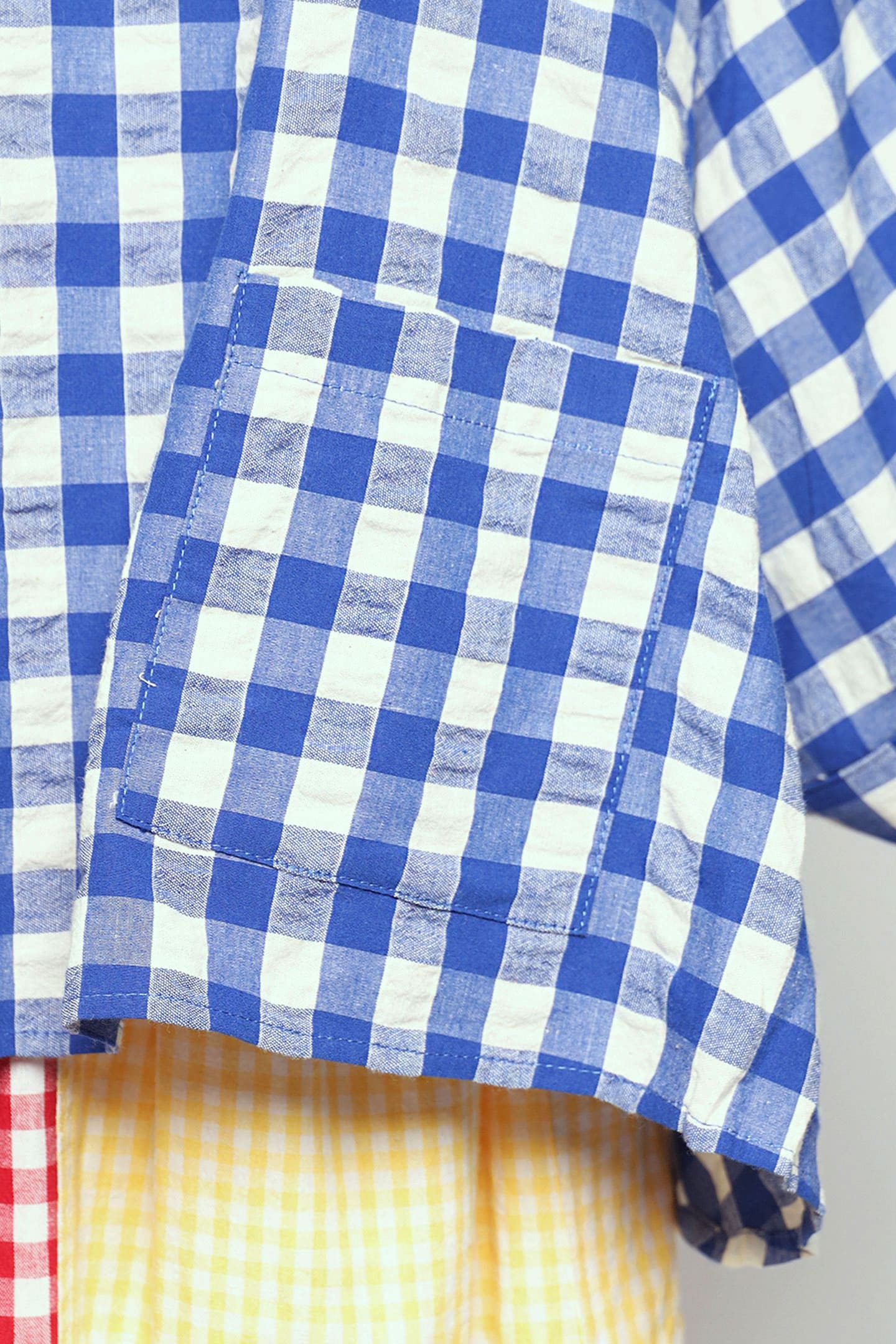 PO - Christa Blouse in Blue Check