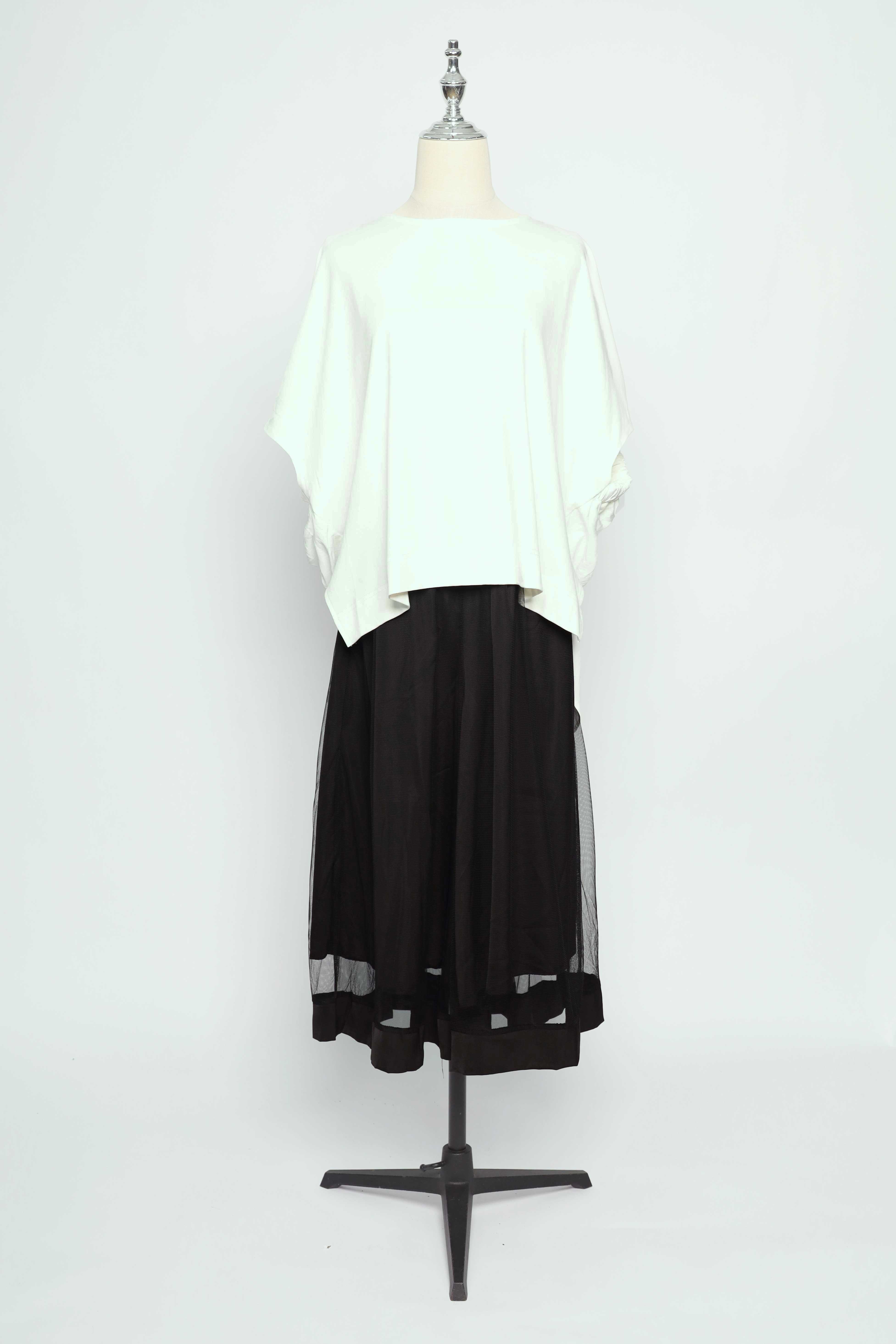 PO - Christine Netted Pants in Black